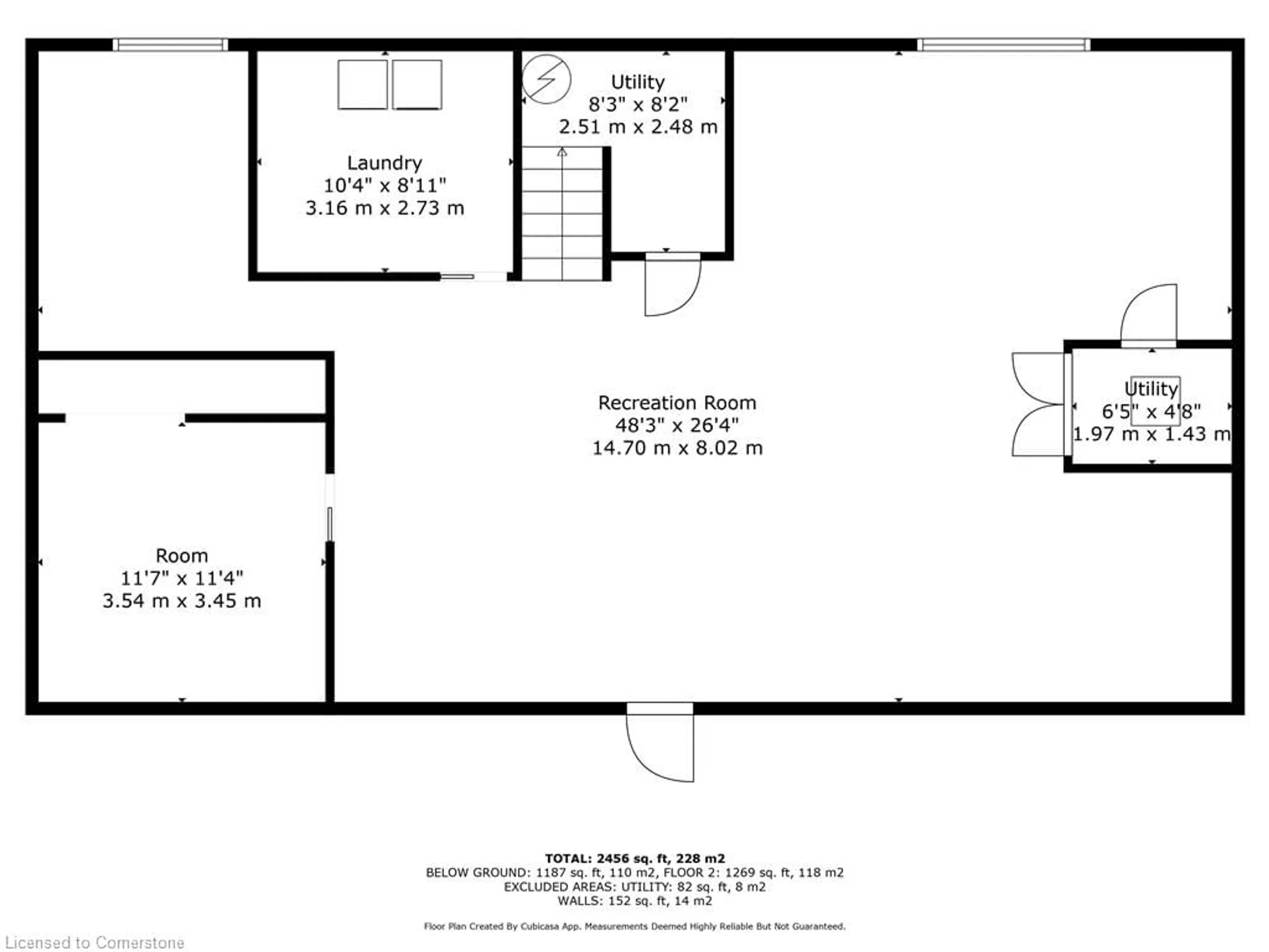 Floor plan for 1301 Kohler Rd, Cayuga Ontario N0A 1E0