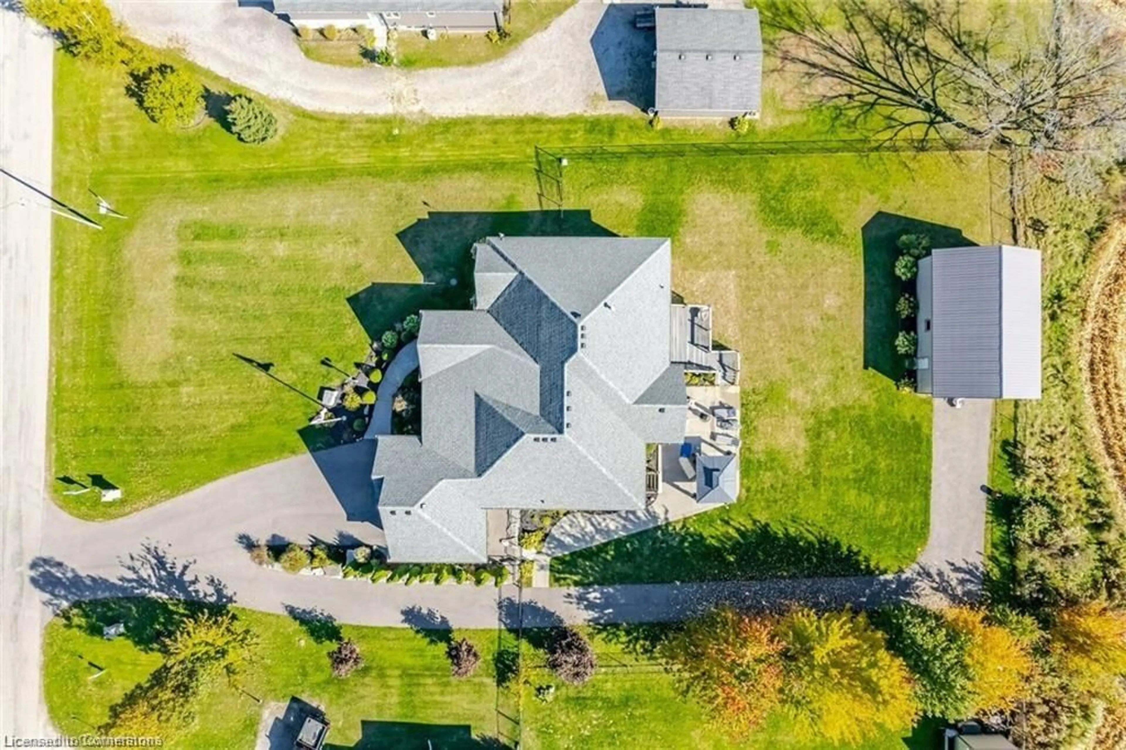 A pic from outside/outdoor area/front of a property/back of a property/a pic from drone, unknown for 339 Sixth Concession Rd, Cathcart Ontario N0E 1B0