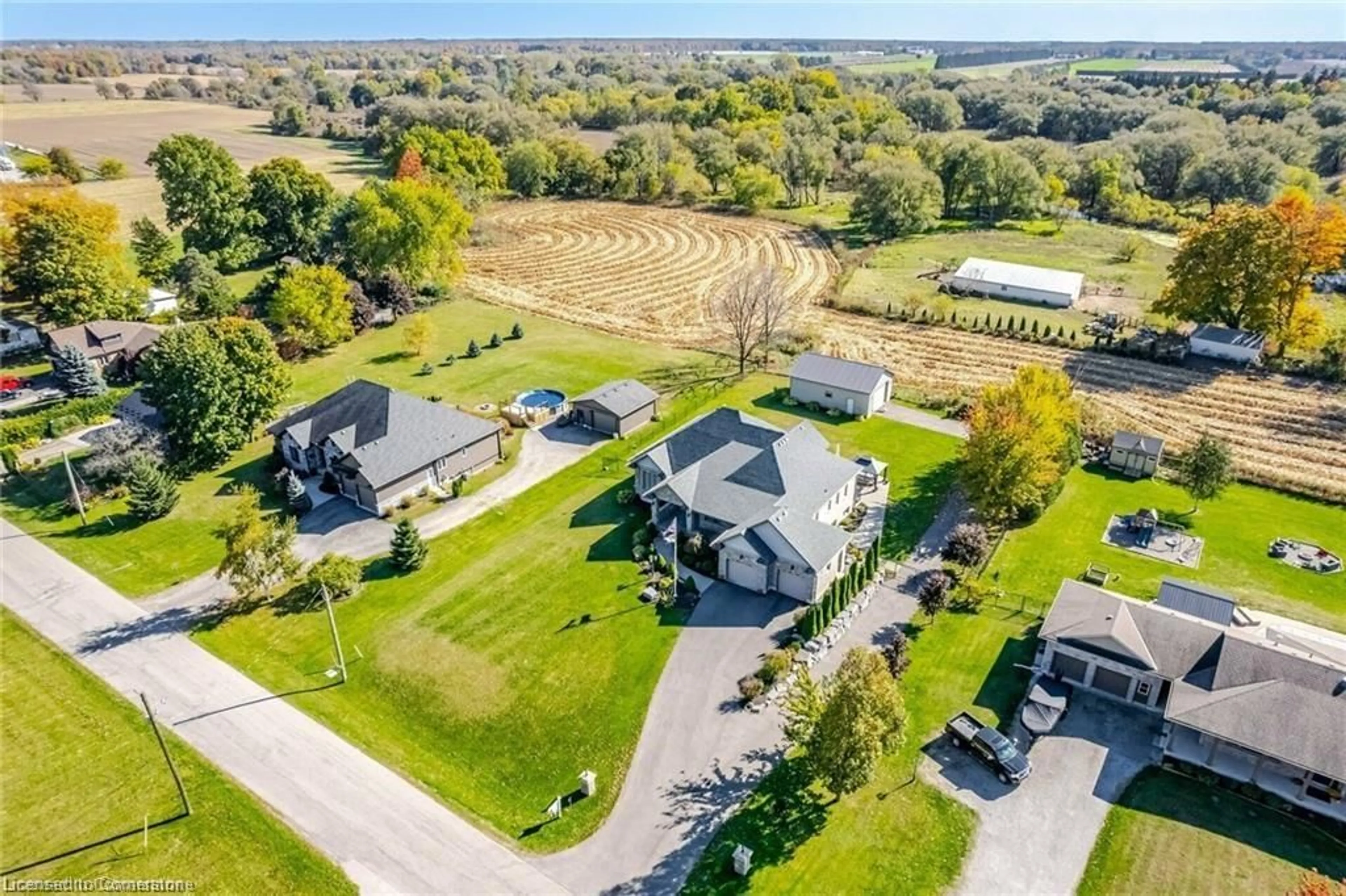 A pic from outside/outdoor area/front of a property/back of a property/a pic from drone, unknown for 339 Sixth Concession Rd, Cathcart Ontario N0E 1B0