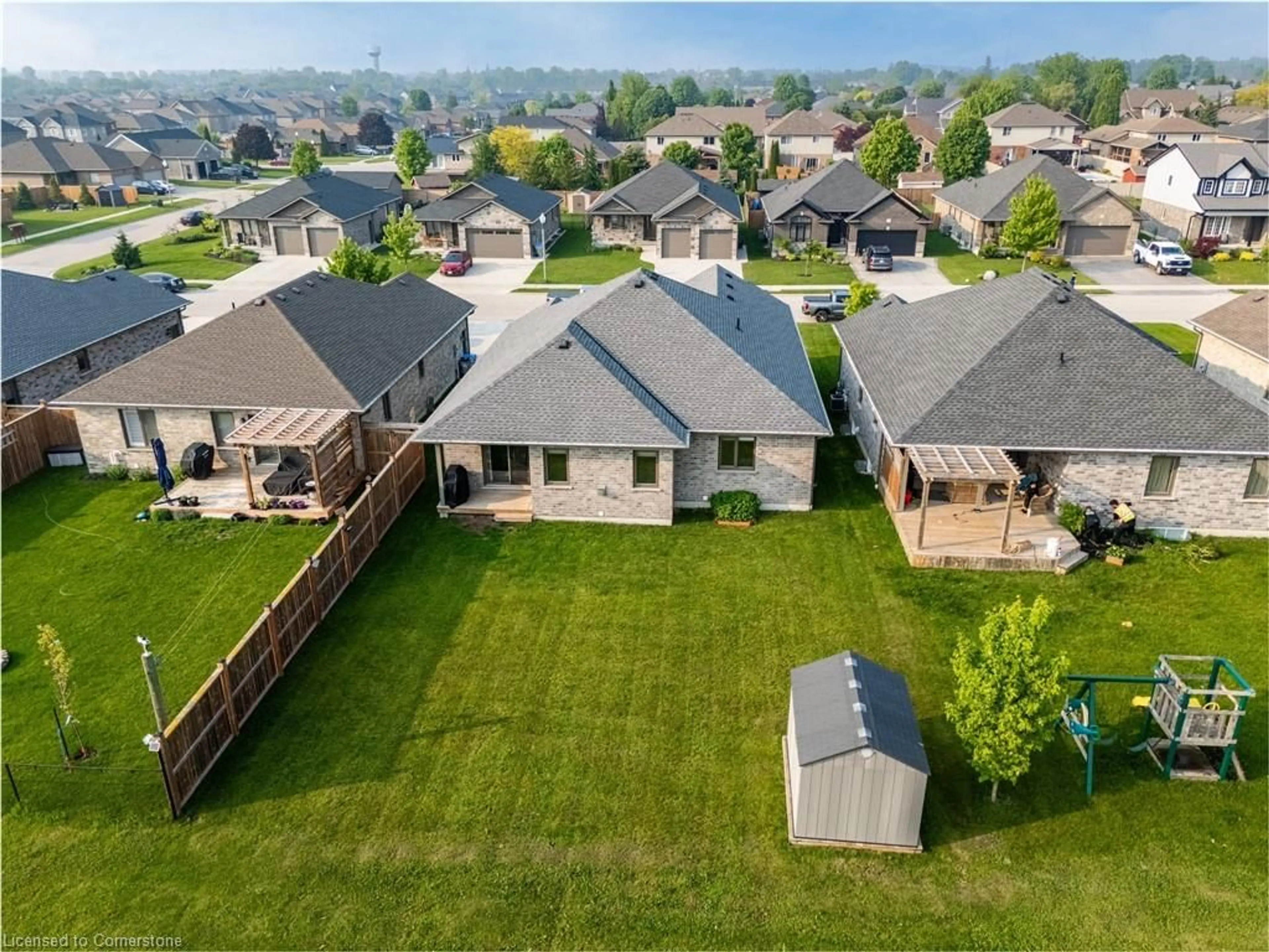 A pic from outside/outdoor area/front of a property/back of a property/a pic from drone, street for 250 Krotz St, Listowel Ontario N4W 0E1
