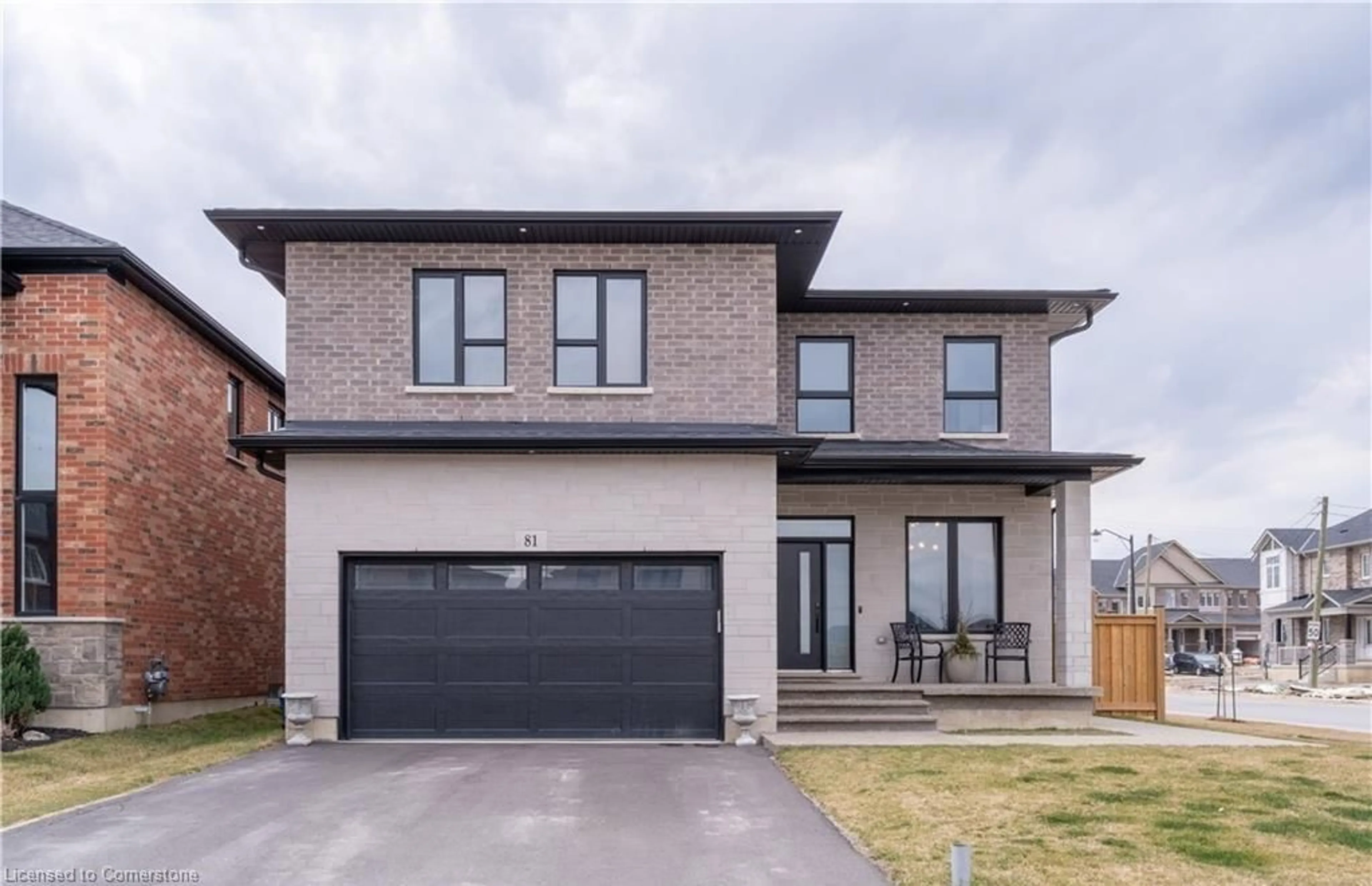 Home with brick exterior material, street for 81 Homestead Way, Thorold Ontario L2V 0J8