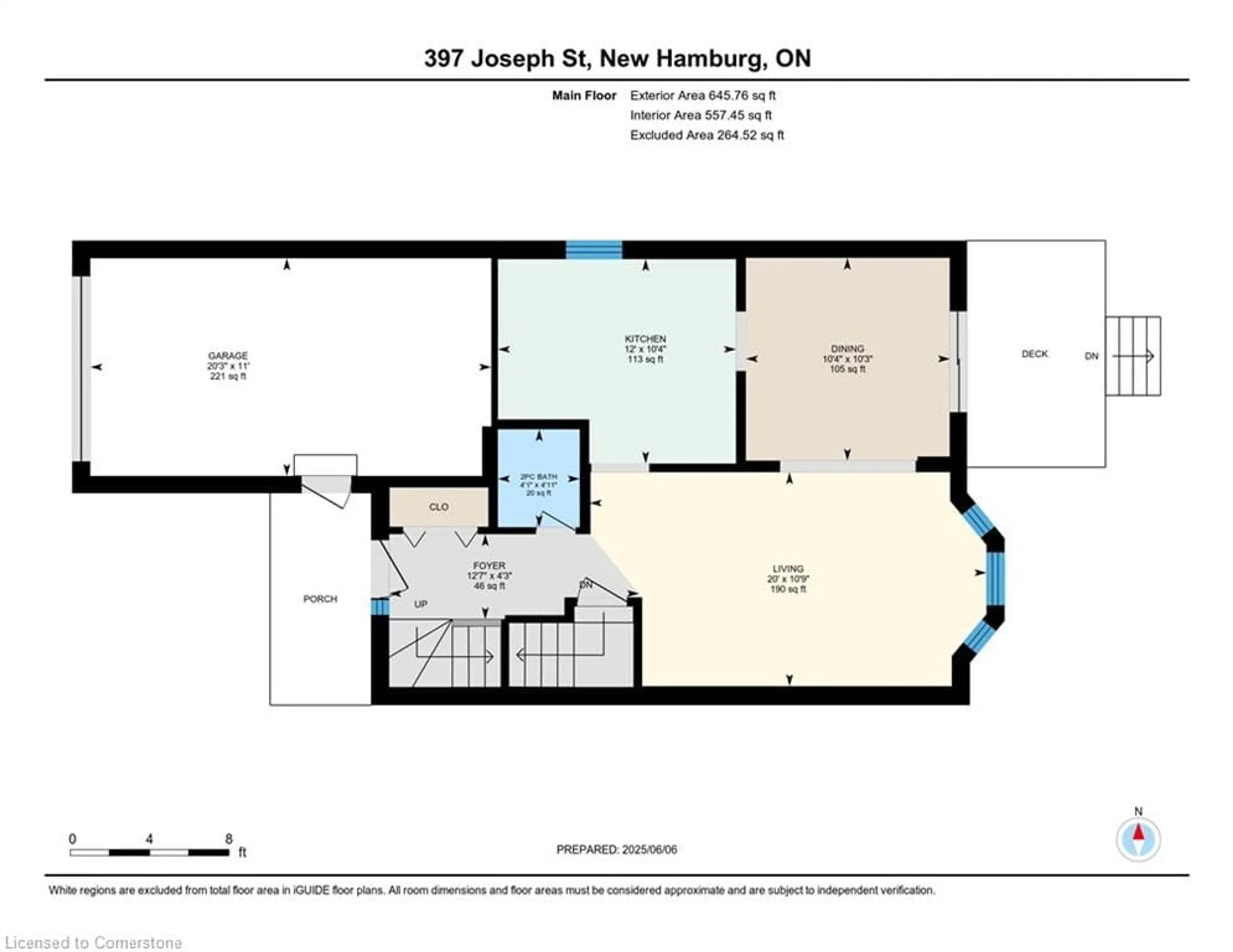 Floor plan for 397 Joseph St, New Hamburg Ontario N3A 1G3