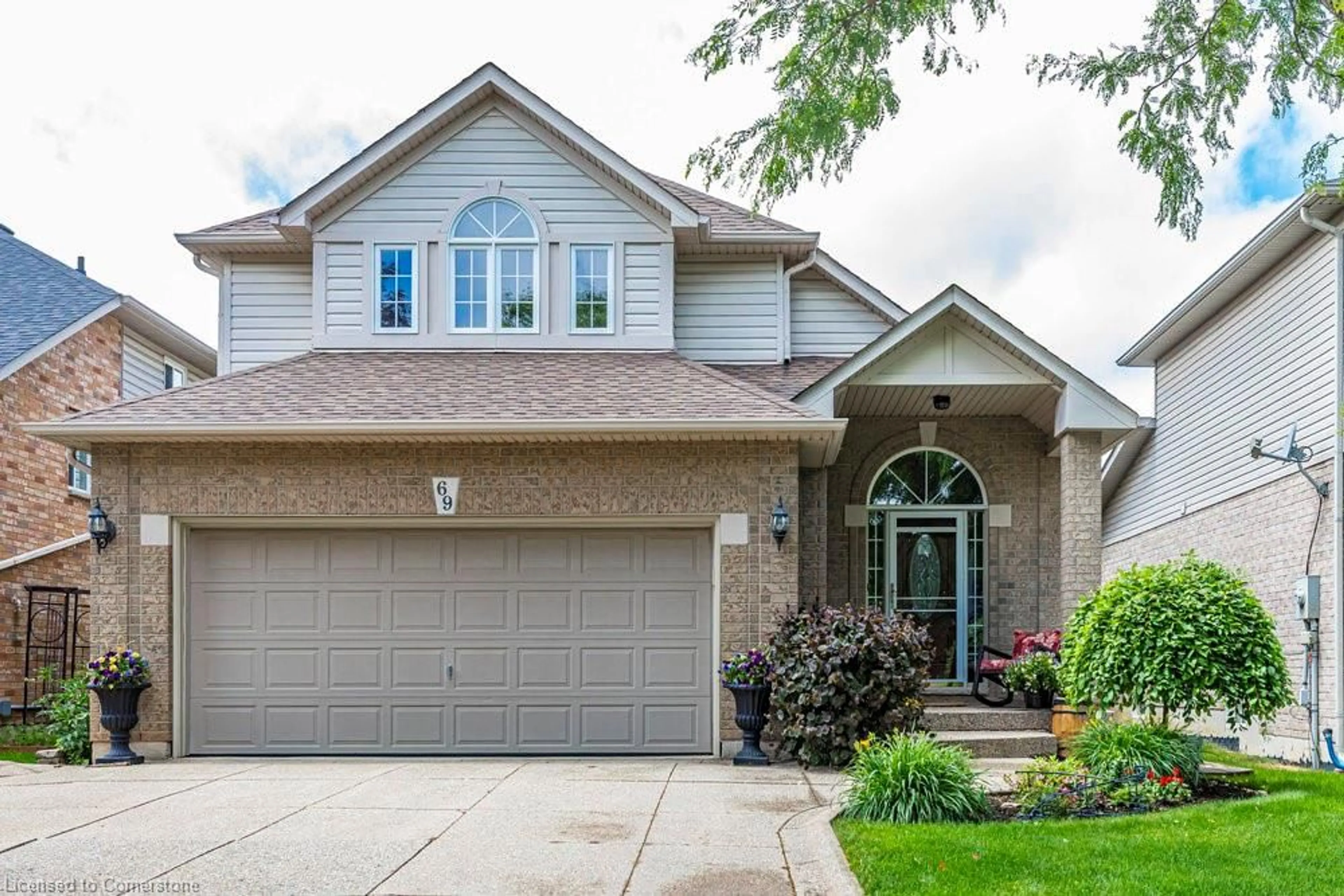 Home with brick exterior material, street for 69 Brookheath Lane, Mount Hope Ontario L0R 1W0