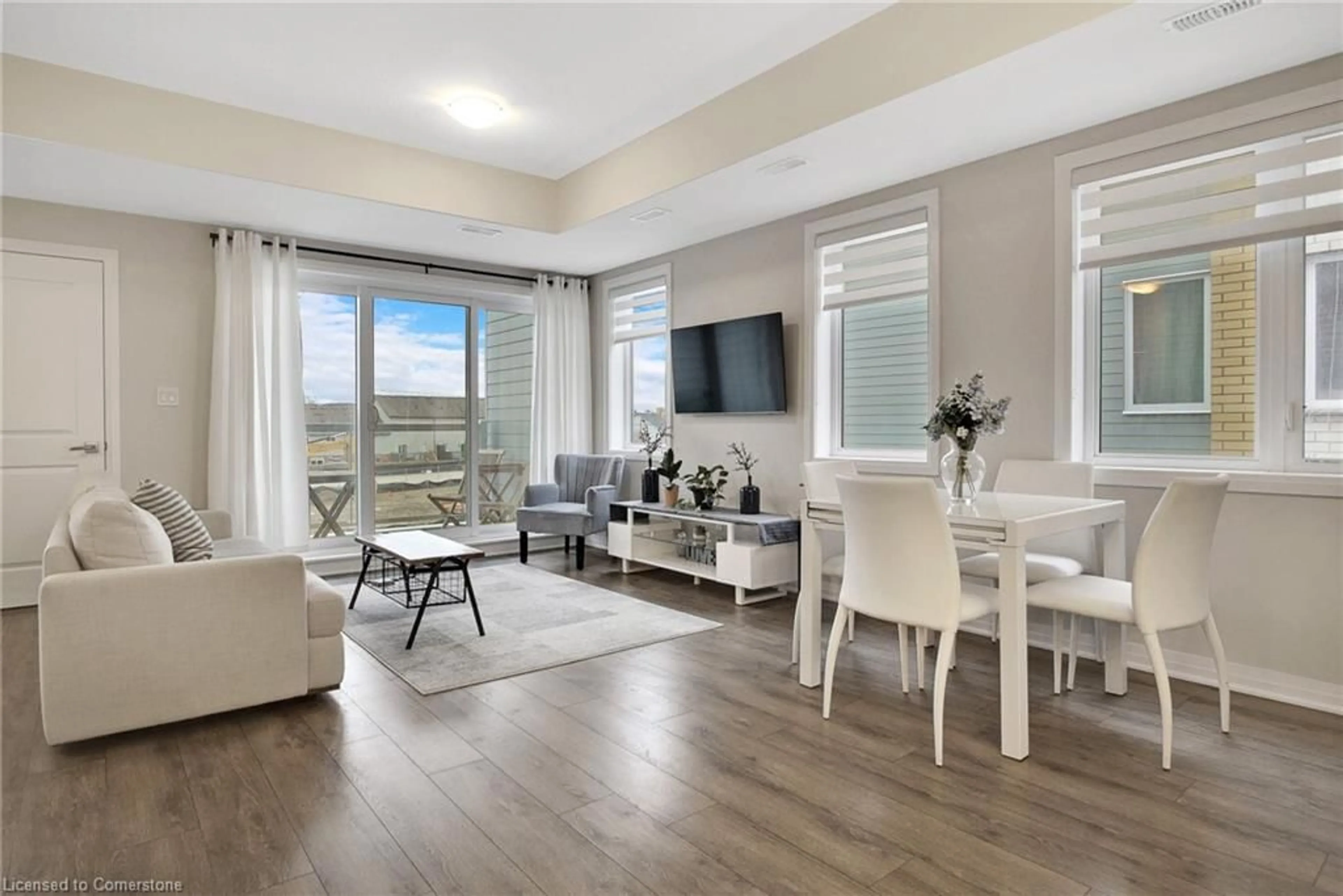 Living room with furniture, unknown for 100 Seabrook Dr, Kitchener Ontario N2R 0R7