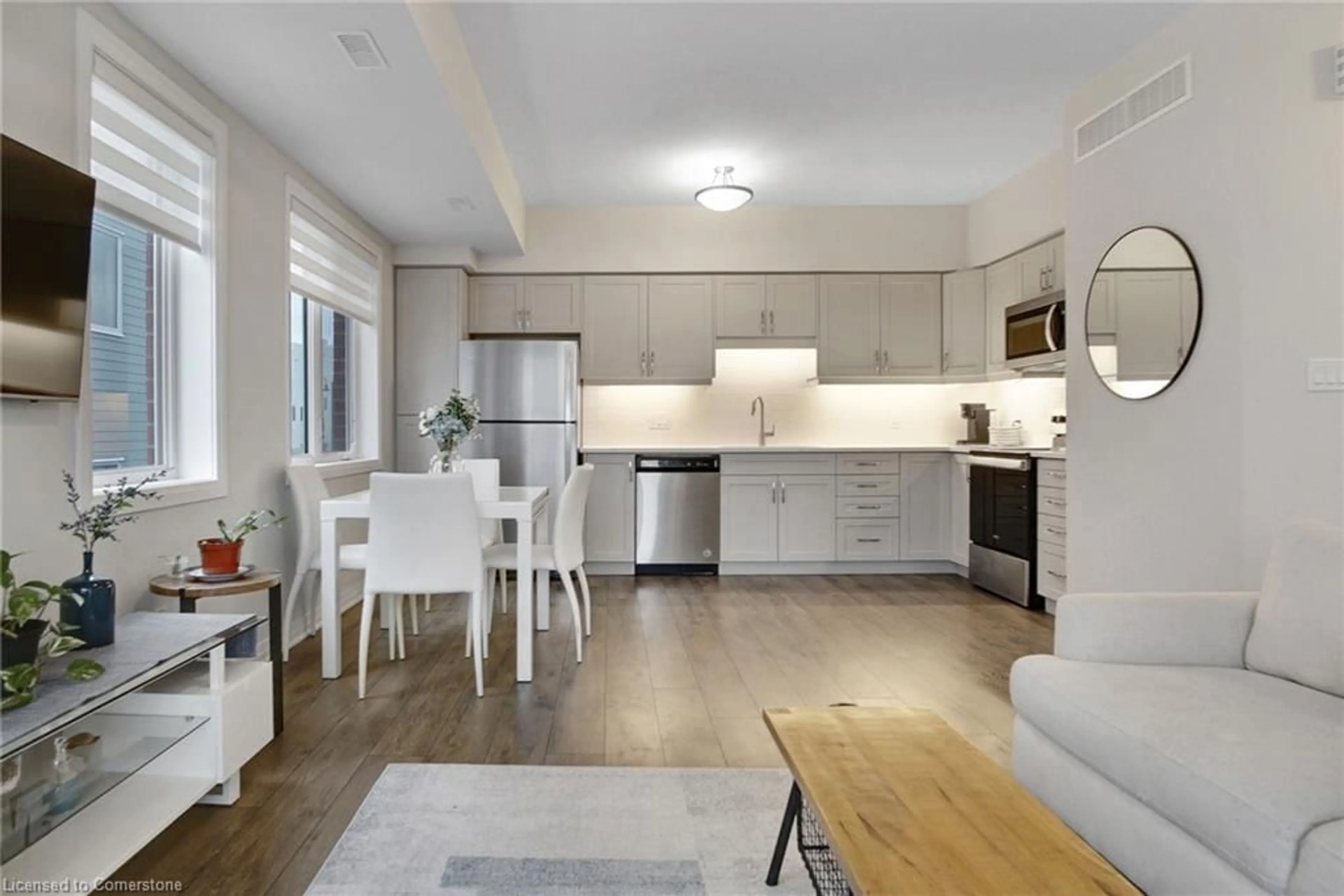 Open concept kitchen, unknown for 100 Seabrook Dr, Kitchener Ontario N2R 0R7