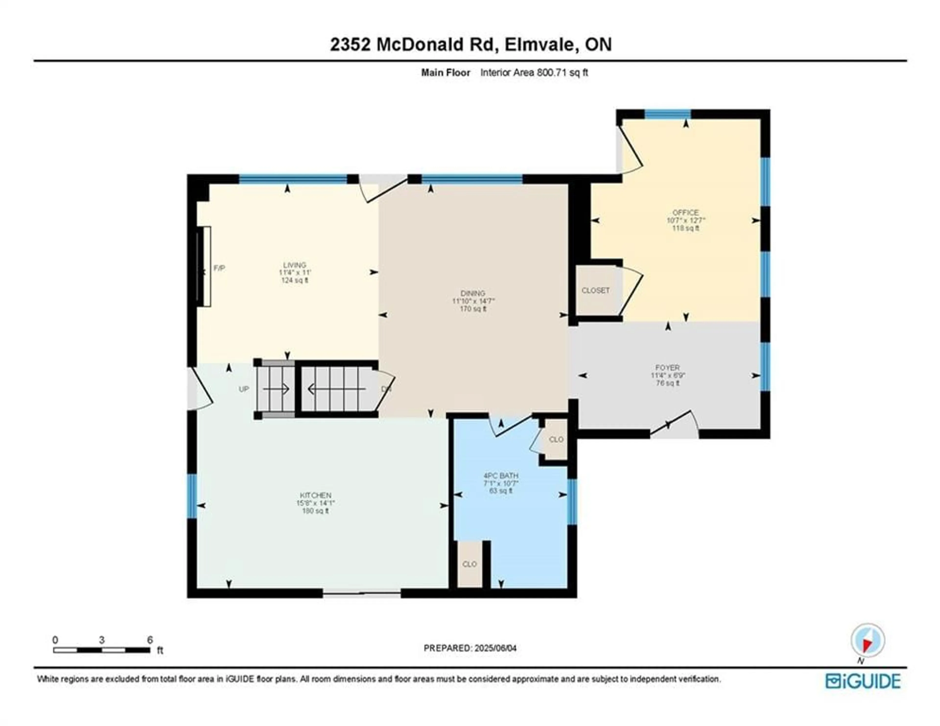 Floor plan for 2352 Mcdonald Rd, Elmvale Ontario L0L 1P0