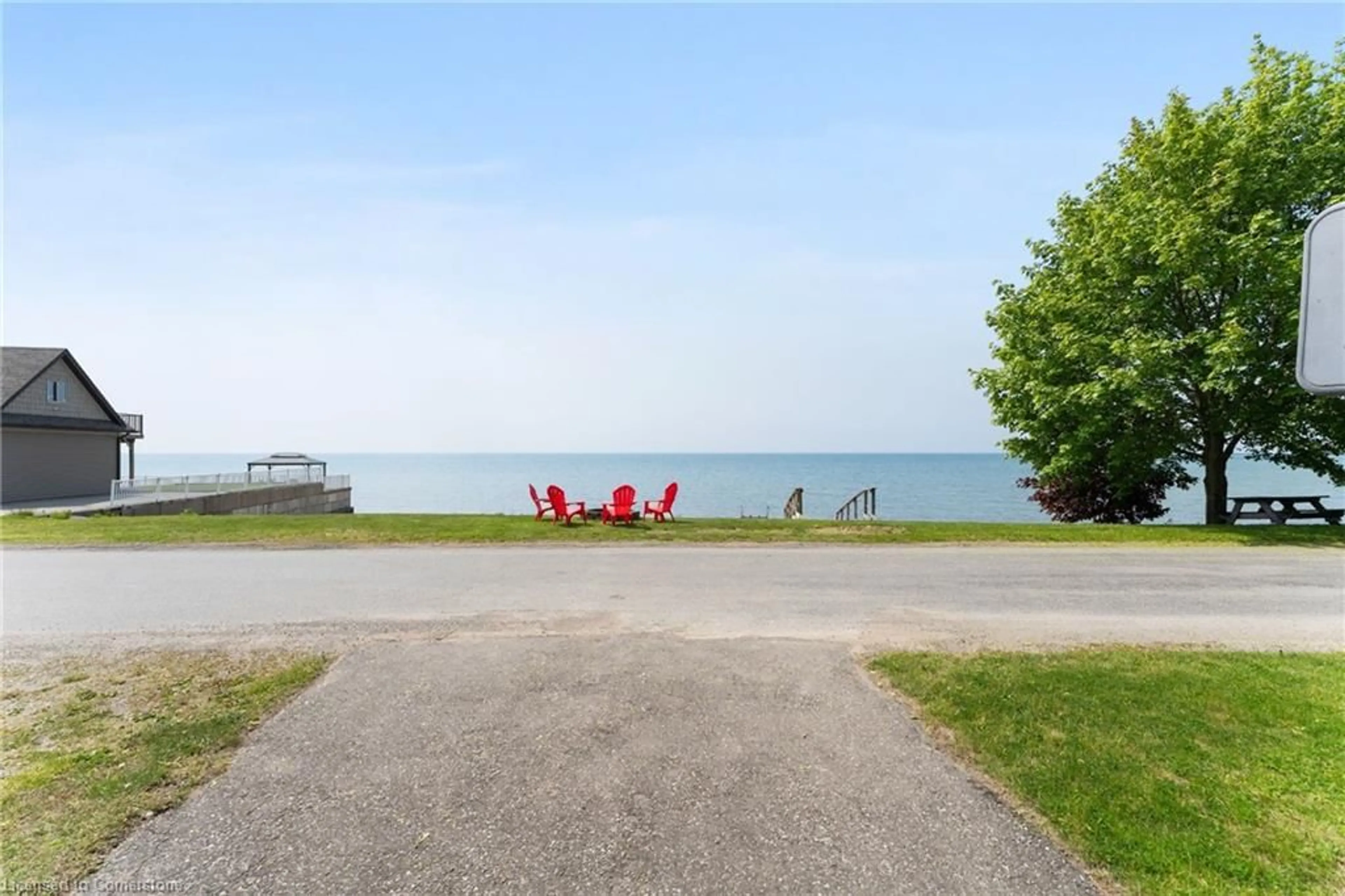 Patio, water/lake/river/ocean view for 1351 Lakeshore Rd, Rainham Ontario N0A 1P0
