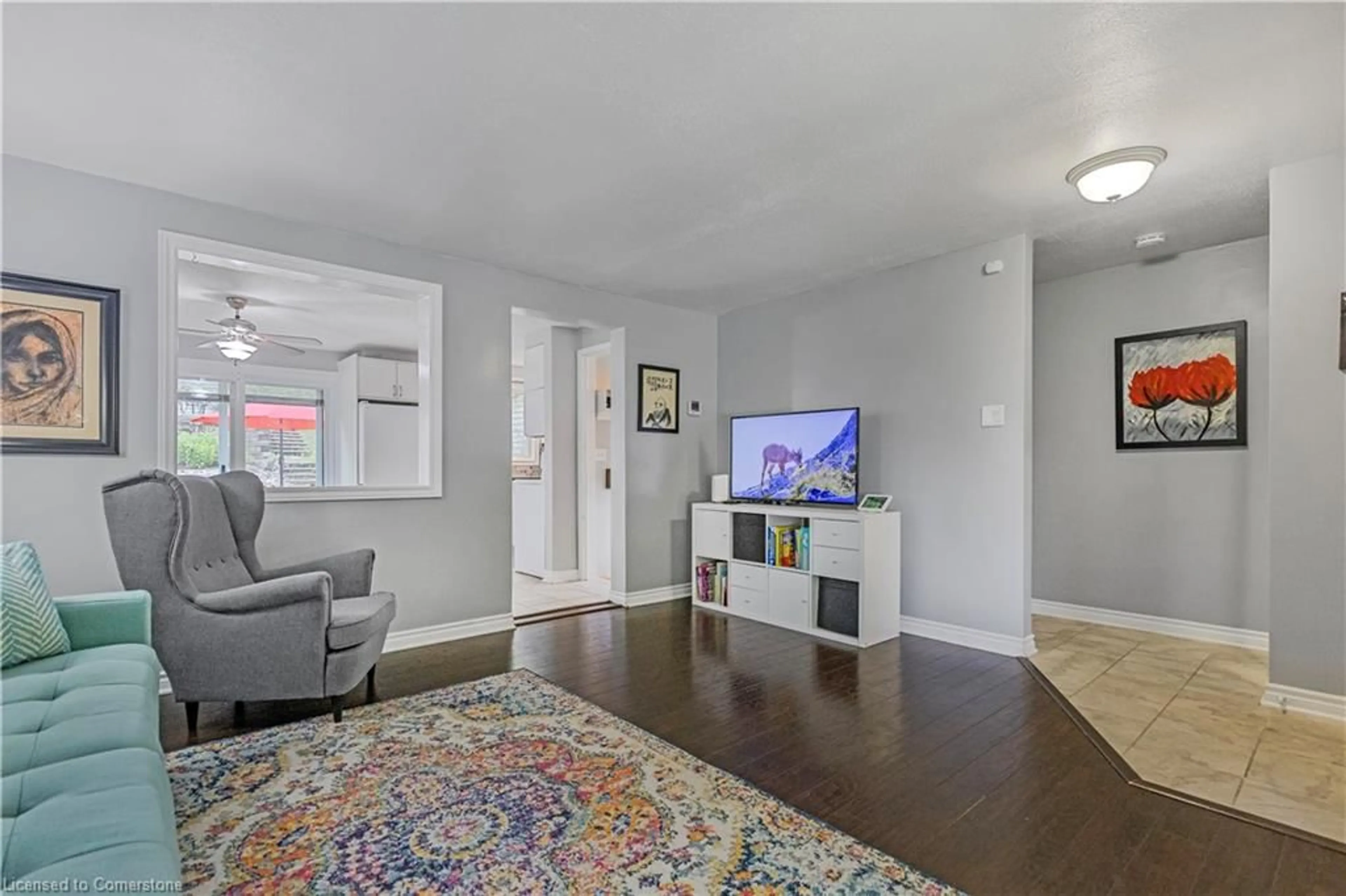 Living room with furniture, unknown for 163 Woodside Ave, Cambridge Ontario N1S 3X5