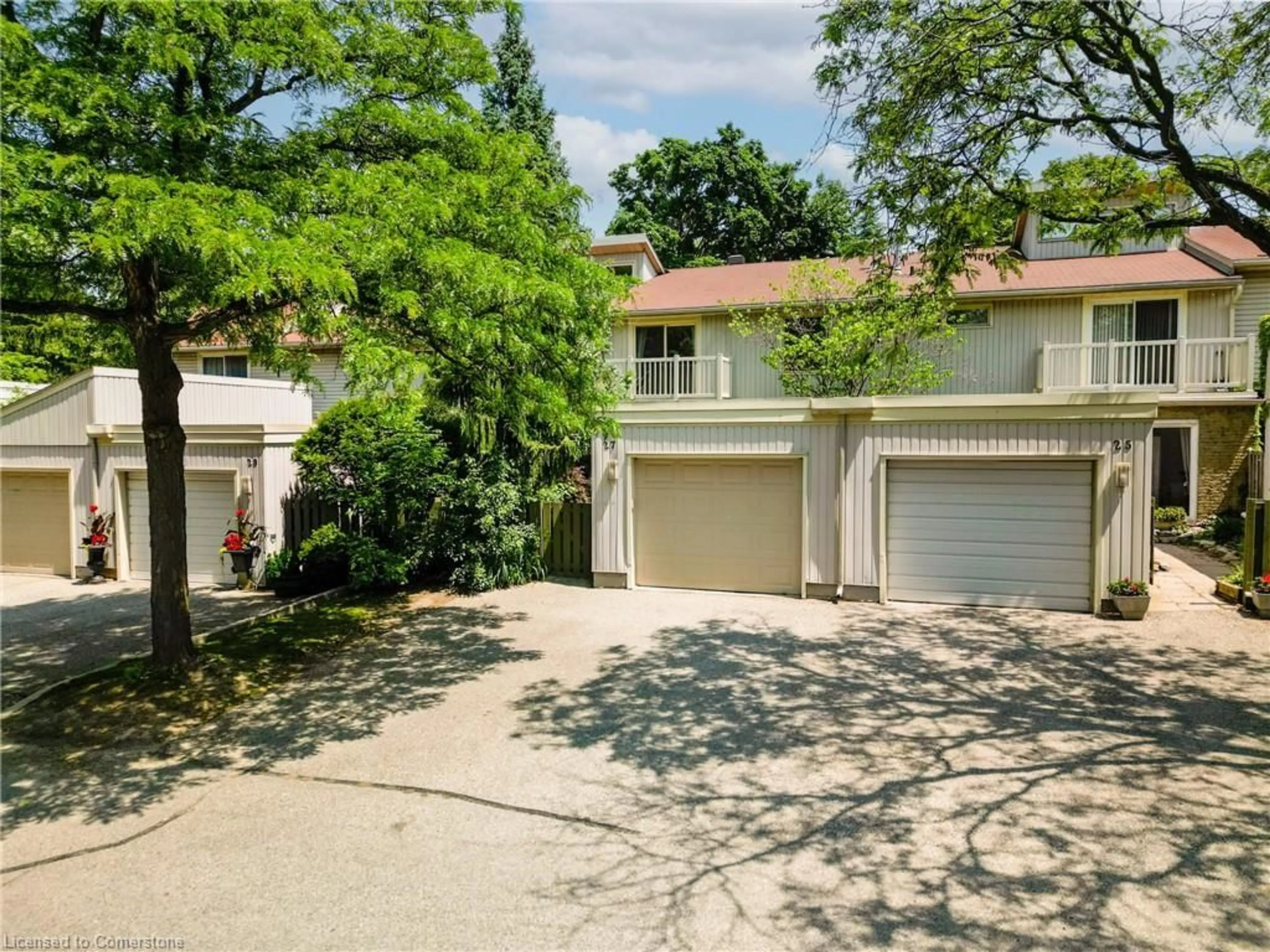A pic from outside/outdoor area/front of a property/back of a property/a pic from drone, street for 27 Wilsonview Ave #4, Guelph Ontario N1G 2W5