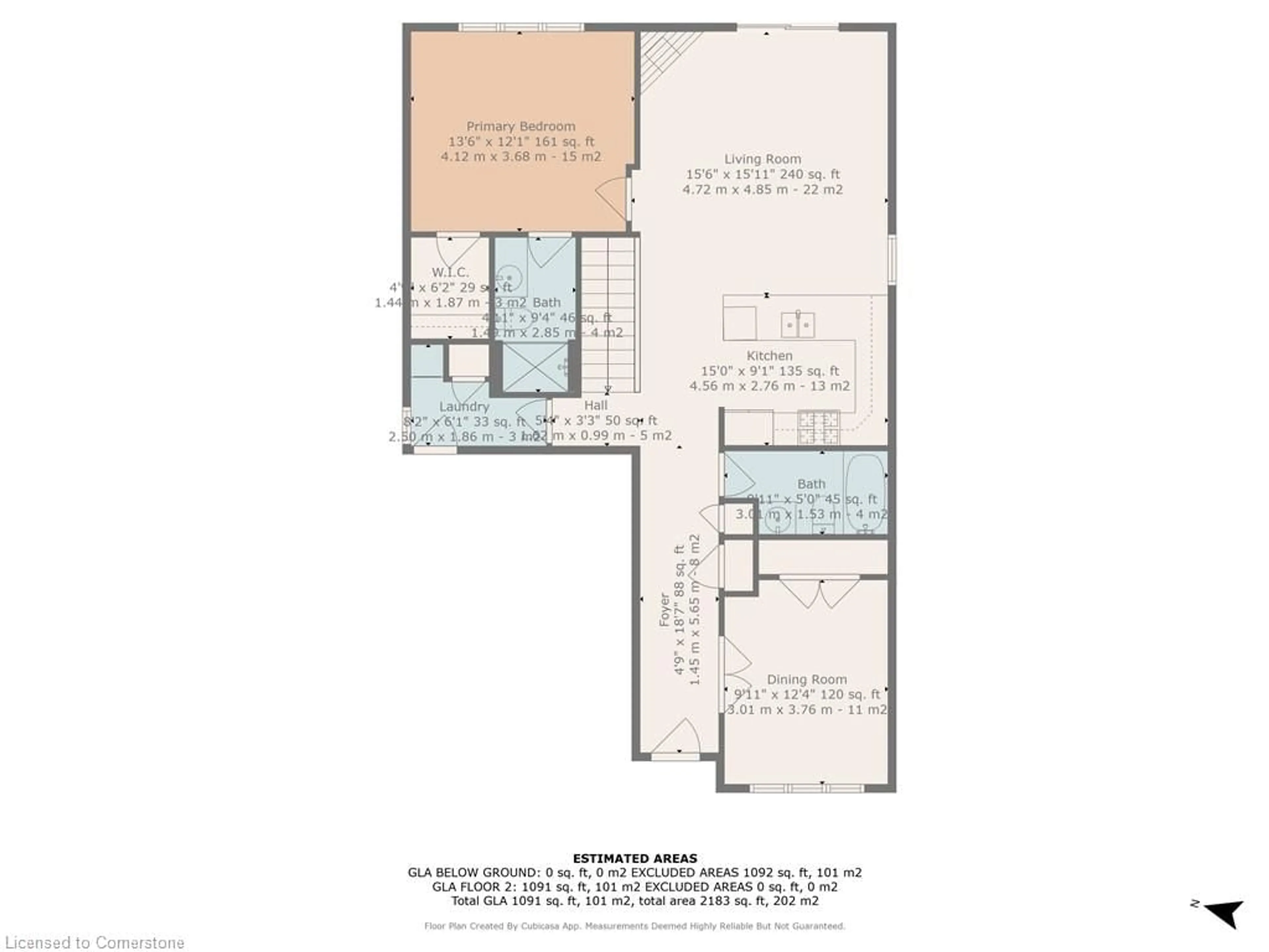 Floor plan for 24 Craddock Blvd #8, Jarvis Ontario N0A 1J0