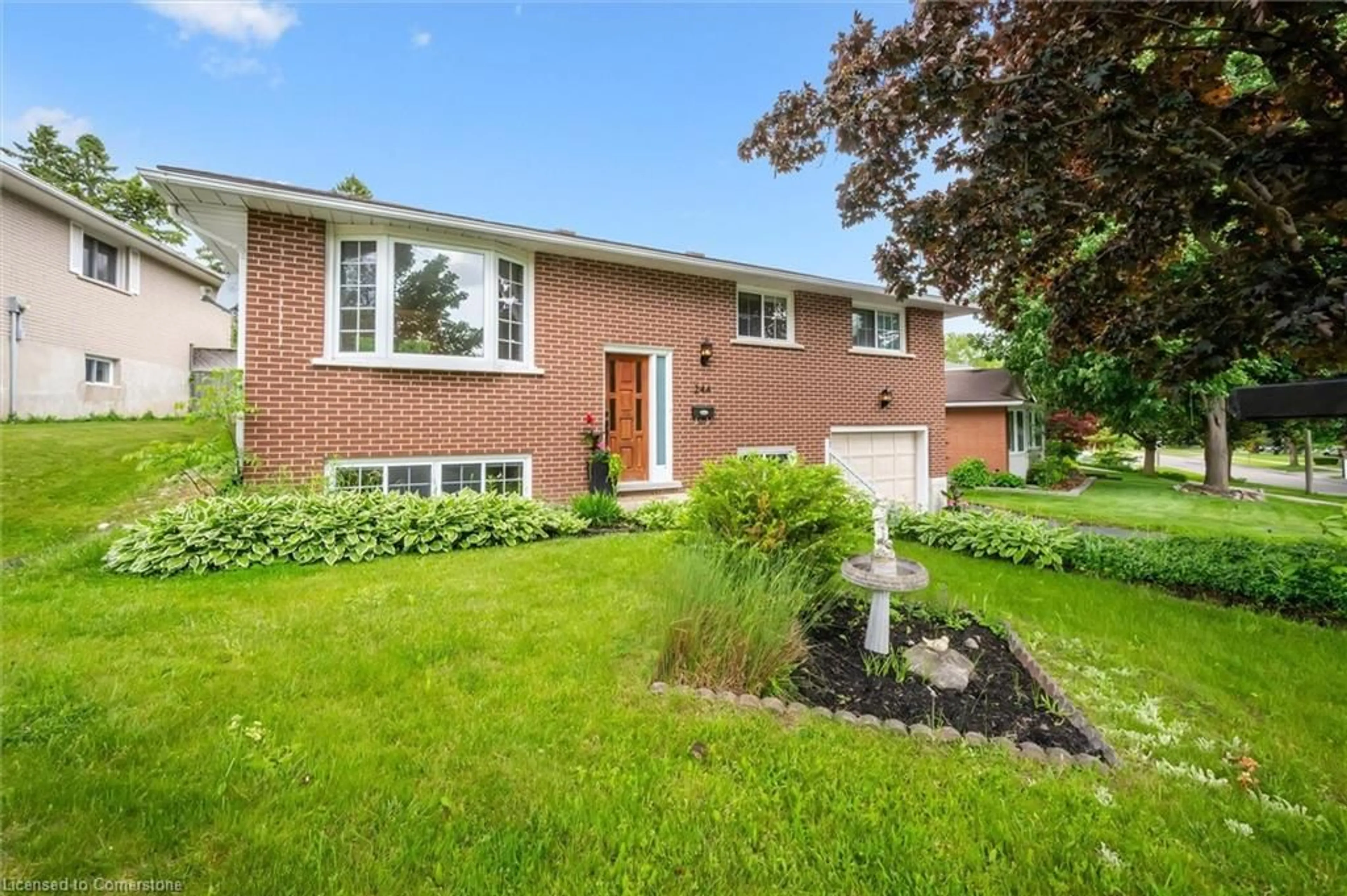 Home with brick exterior material, street for 244 Westwood Dr, Kitchener Ontario N2M 2L2