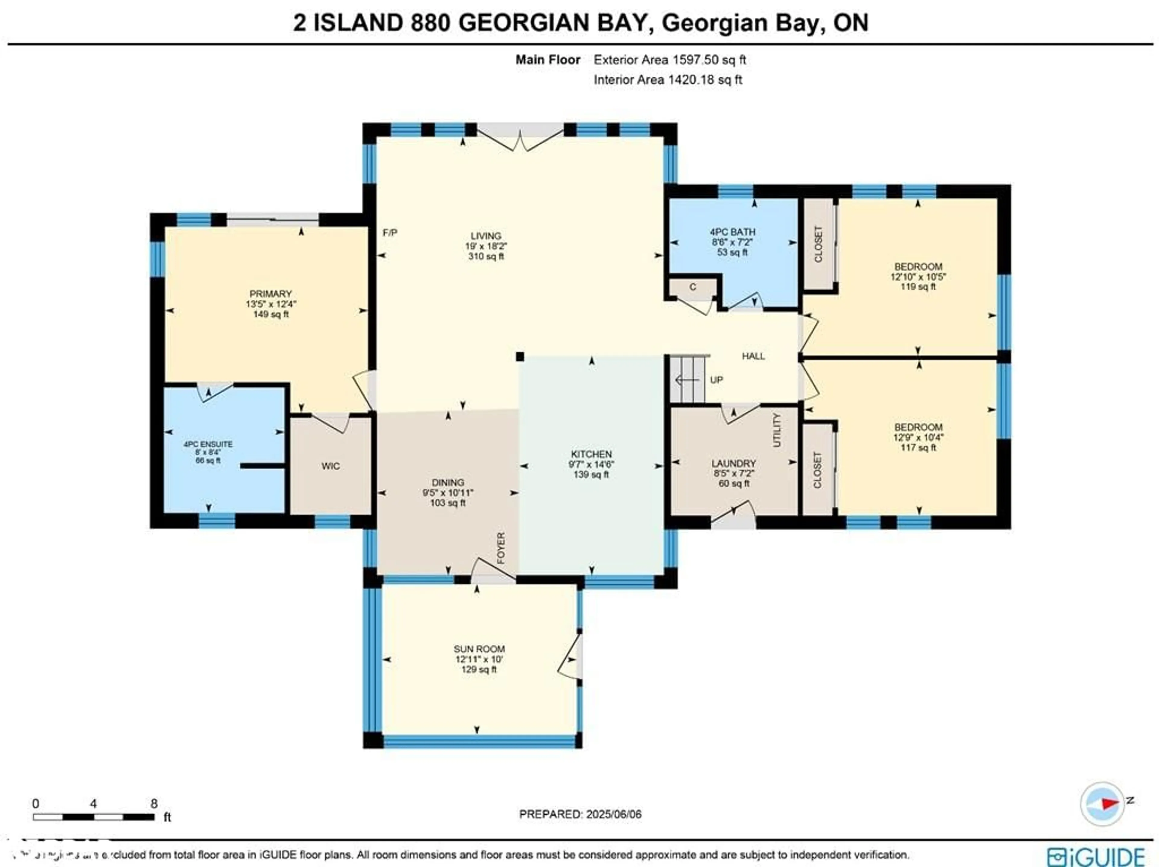 Floor plan for 2 Is 880 Georgian Bay, Georgian Bay Ontario L0K 1S0