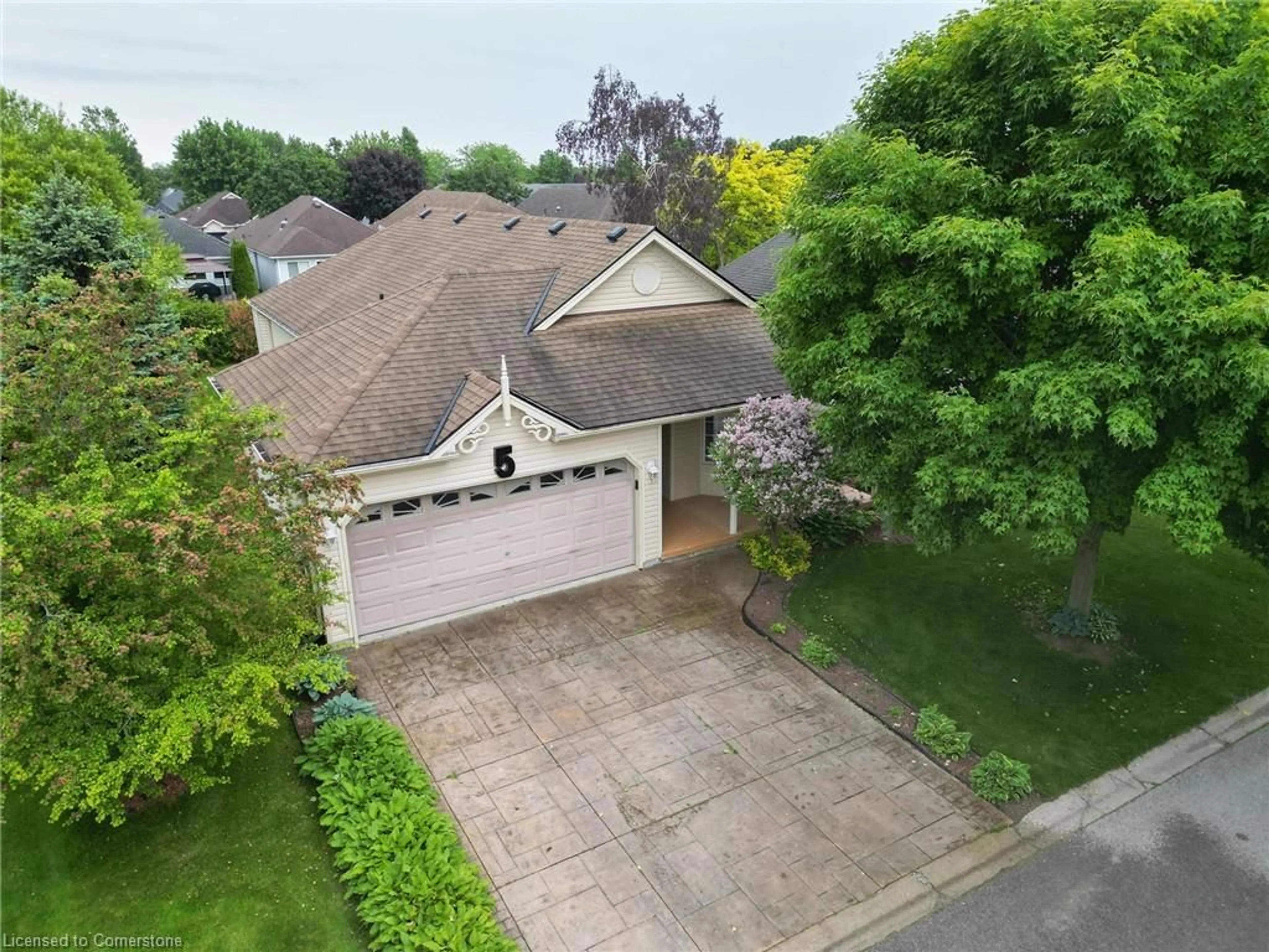 A pic from outside/outdoor area/front of a property/back of a property/a pic from drone, street for 5 Carolina Way, Port Rowan Ontario N0E 1M0