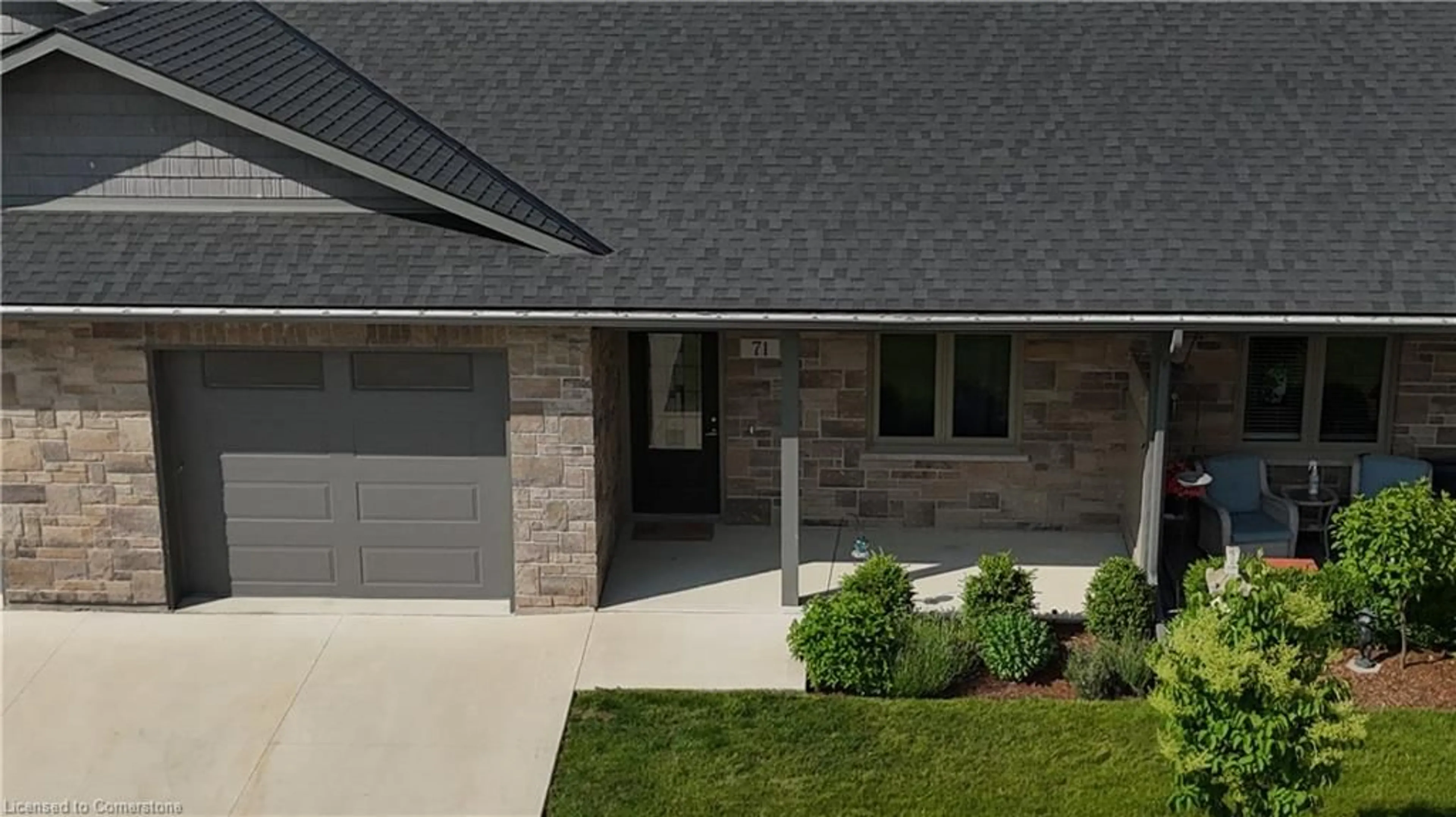 Home with brick exterior material, street for 375 Mitchell Rd #71, Listowel Ontario N4W 0H4