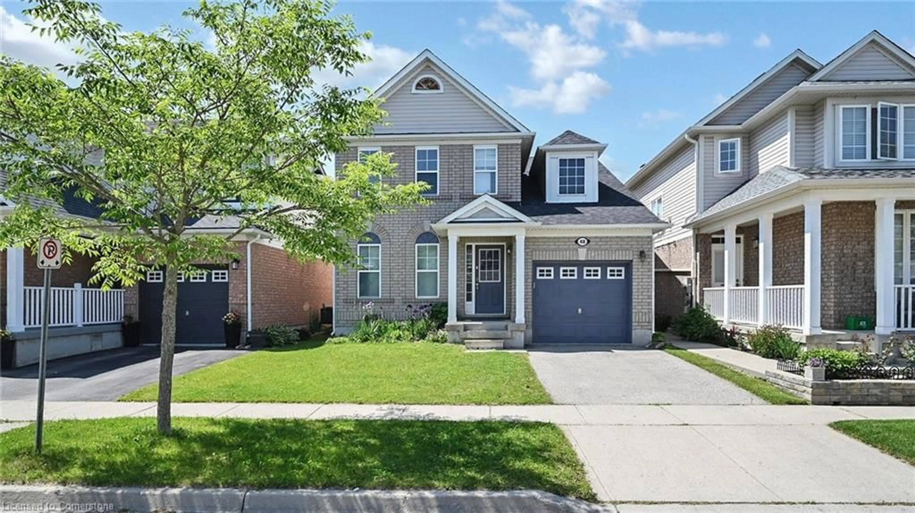 Home with brick exterior material, street for 48 Redstart Dr, Cambridge Ontario N1T 2G6