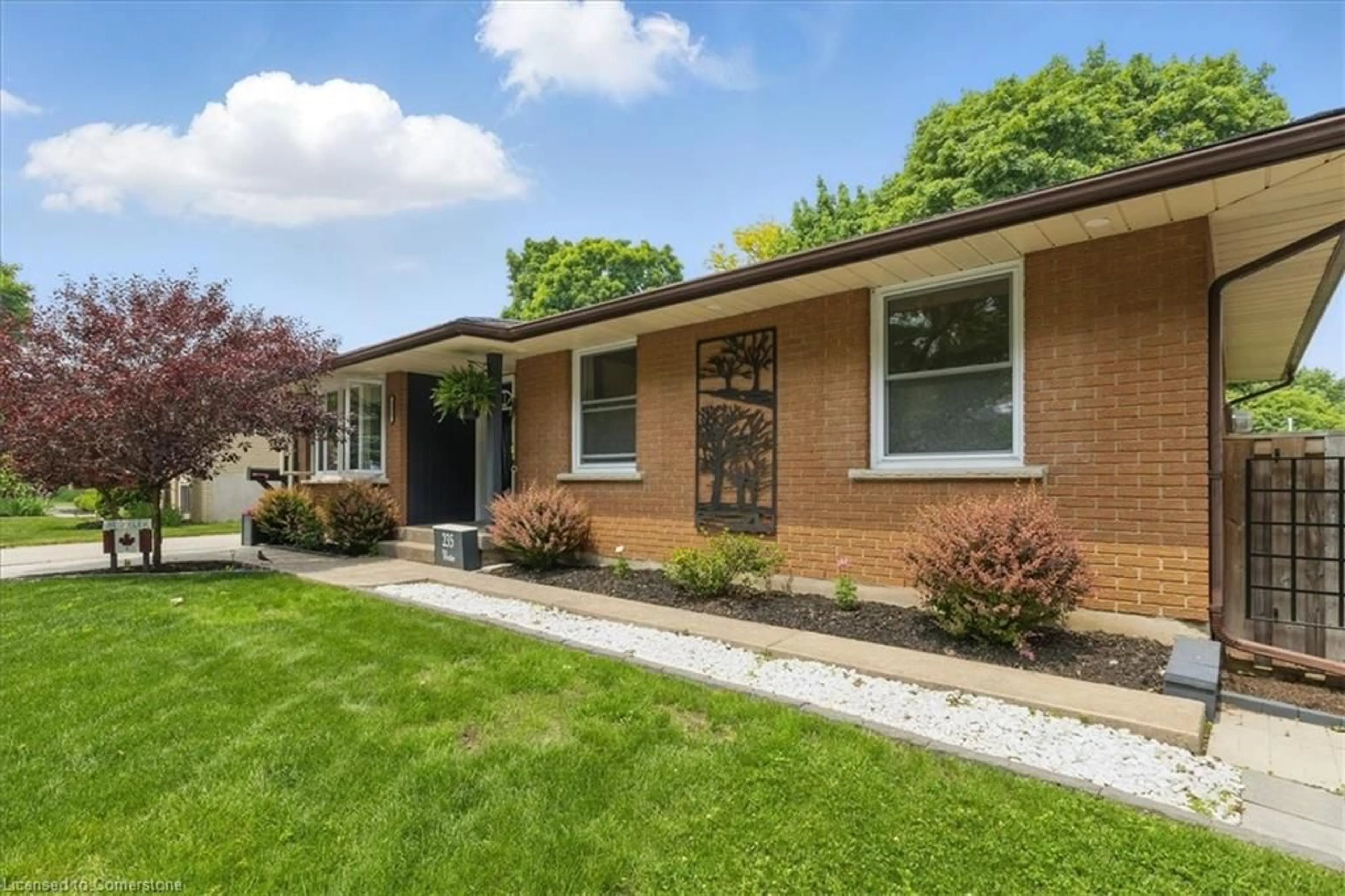 Home with brick exterior material, street for 235 Winston Blvd, Cambridge Ontario N3C 1M4