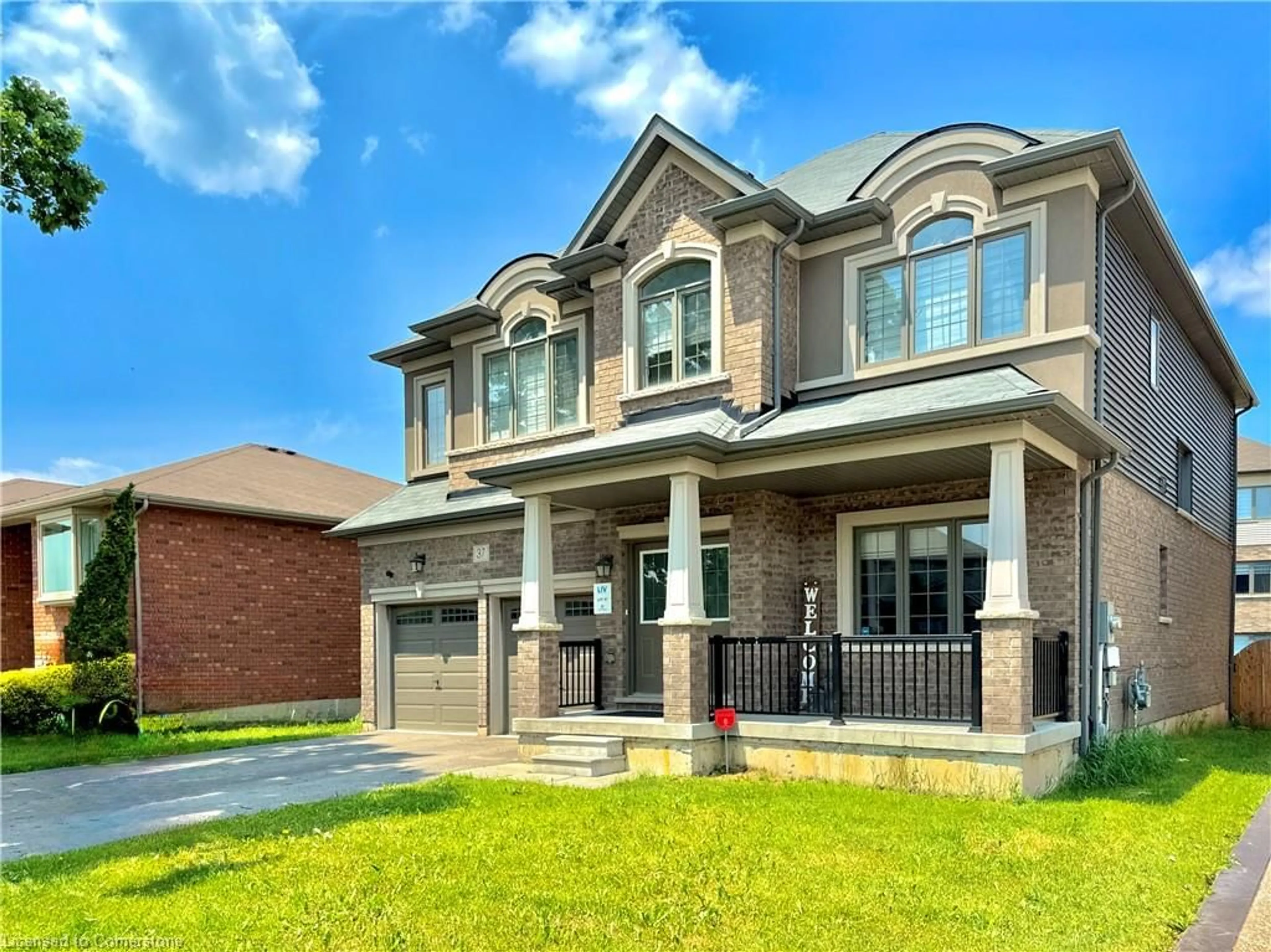 Home with brick exterior material, street for 37 Pace Avenue Ave, Brantford Ontario N3S 0J2