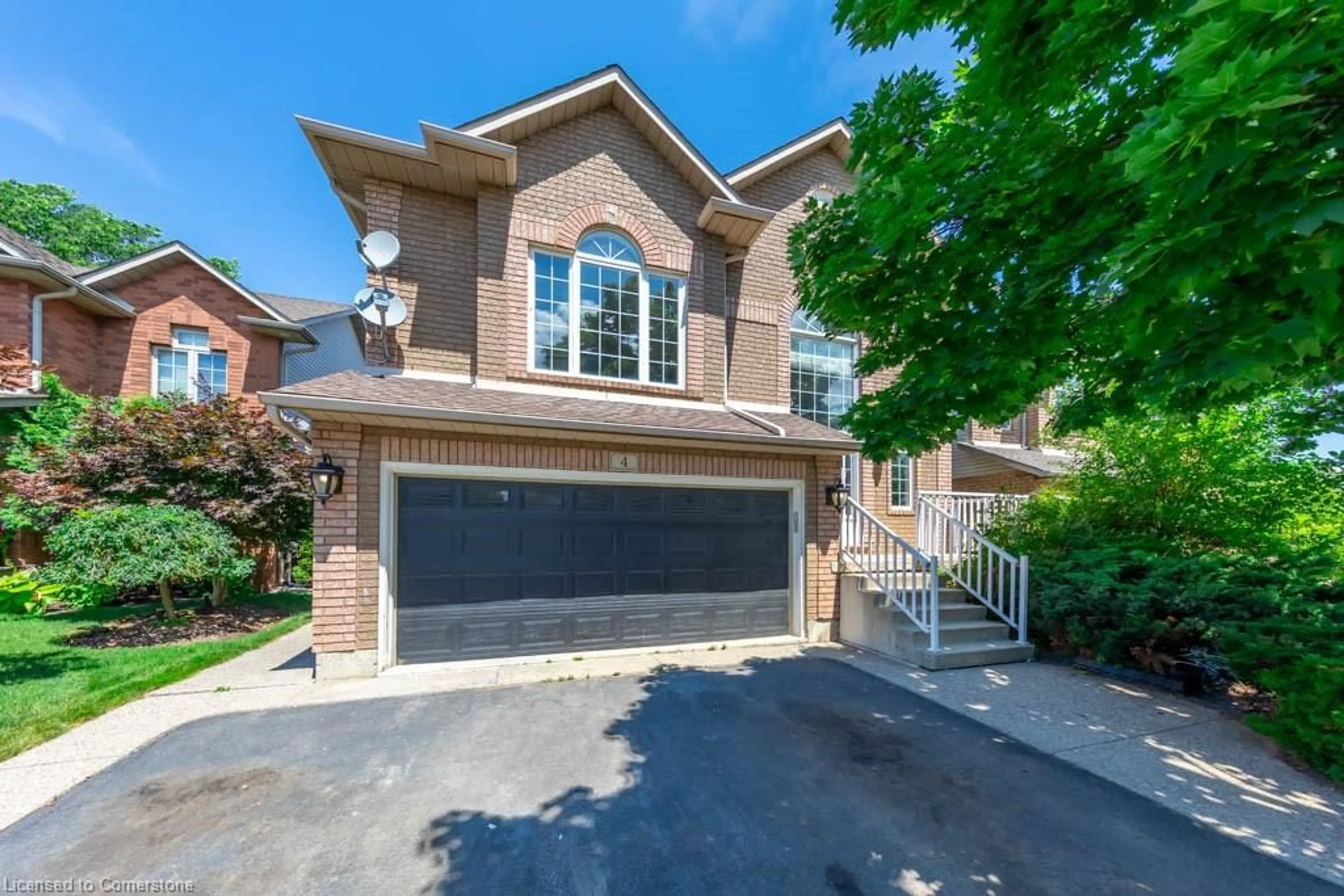 Home with brick exterior material, street for 4 Cabriolet Cres, Ancaster Ontario L9K 1K6
