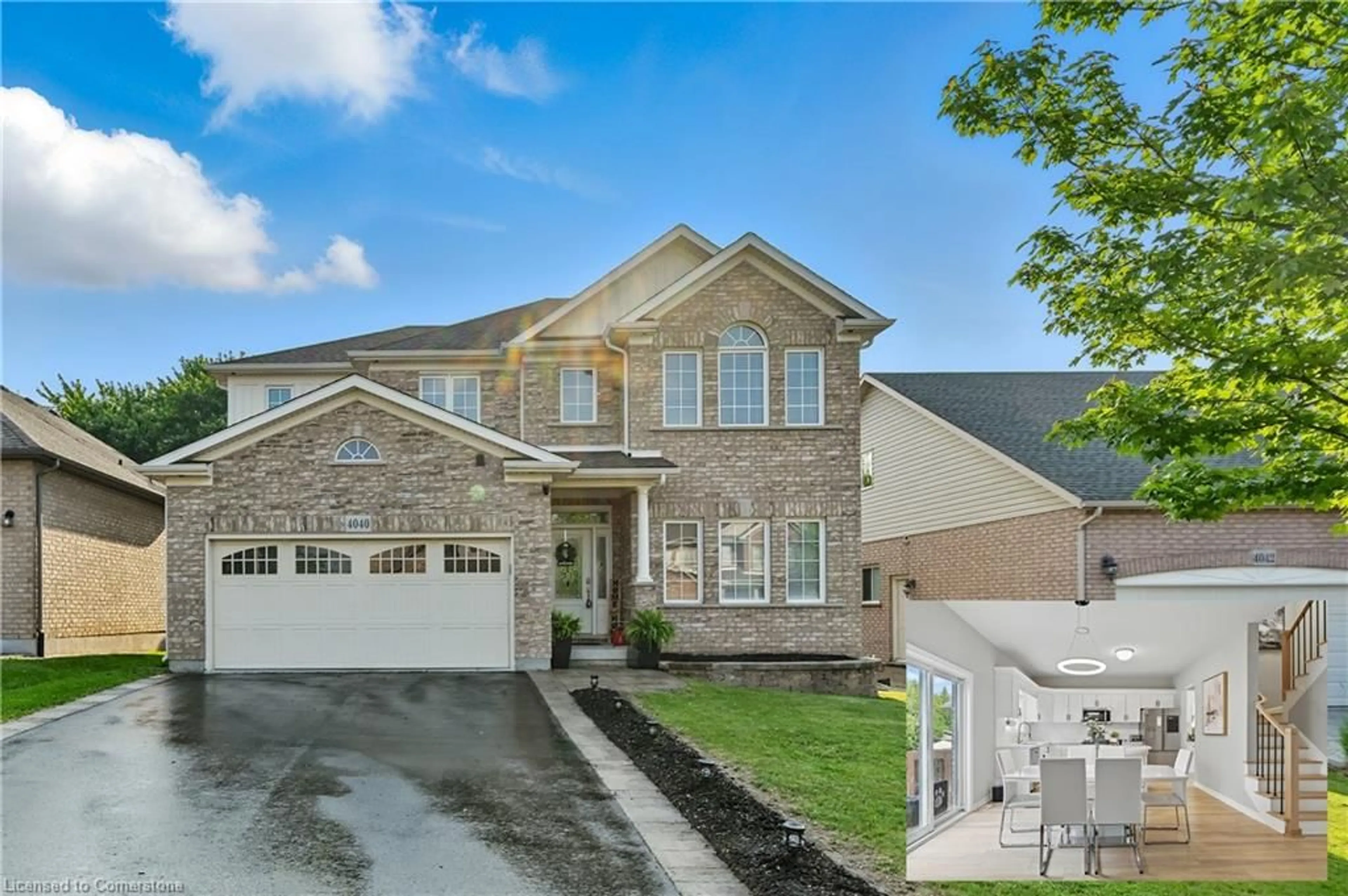 Home with vinyl exterior material, street for 4040 Bush Cres, Beamsville Ontario L0R 1B7