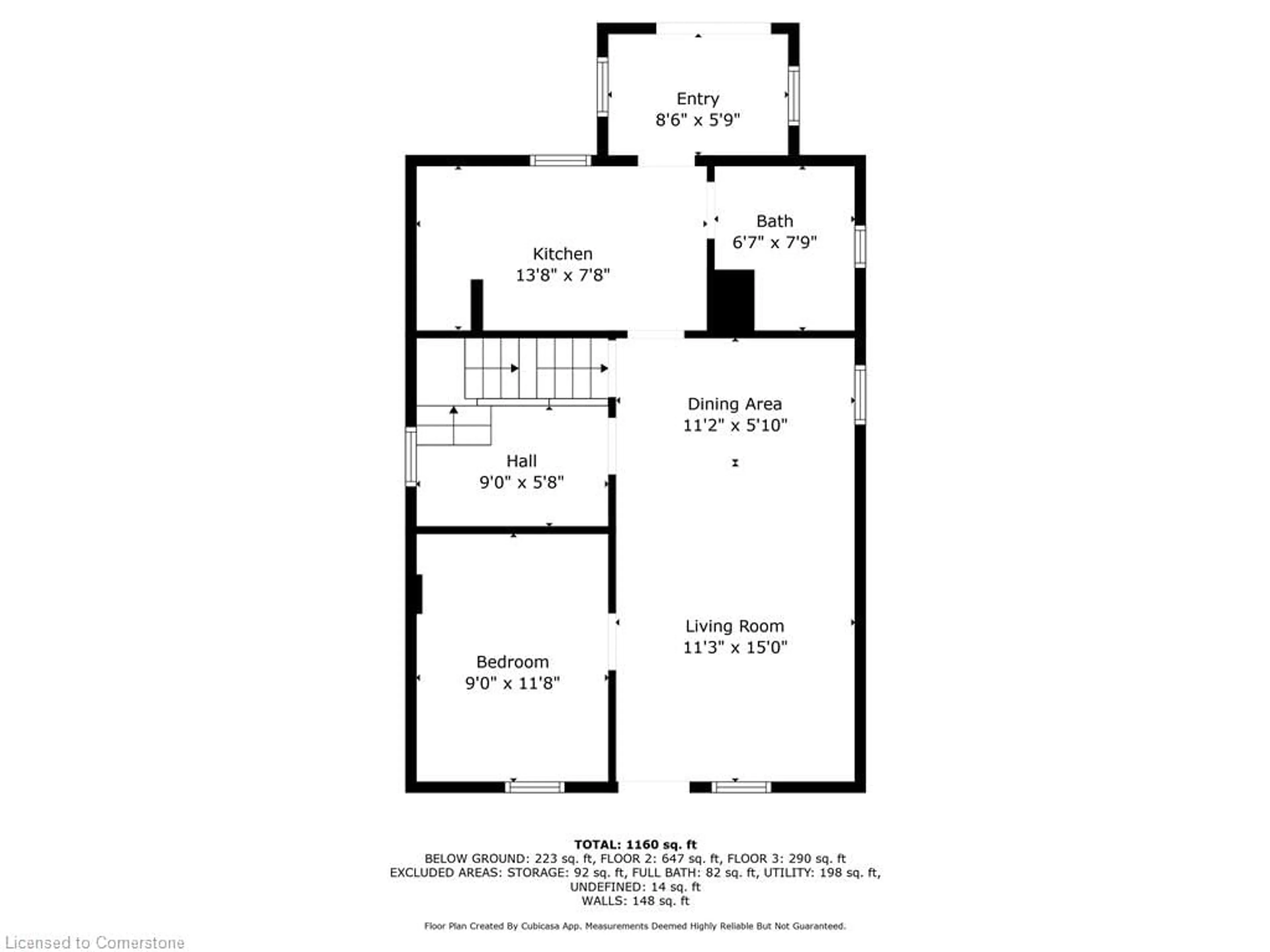 Floor plan for 36 Barons Ave, Hamilton Ontario L8H 5A2