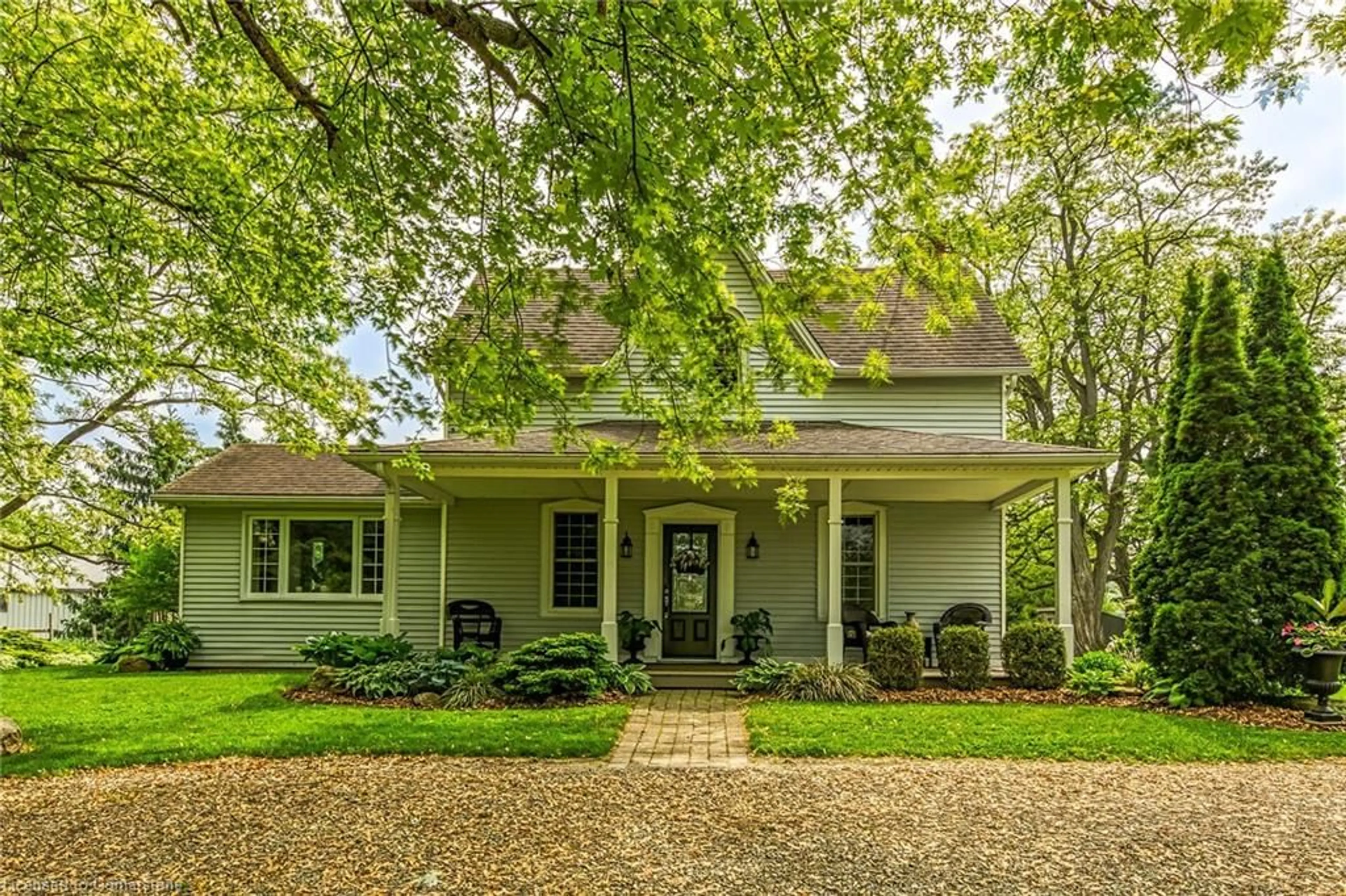 Home with brick exterior material, street for 281 Big Creek Rd, Caledonia Ontario N3W 2G9