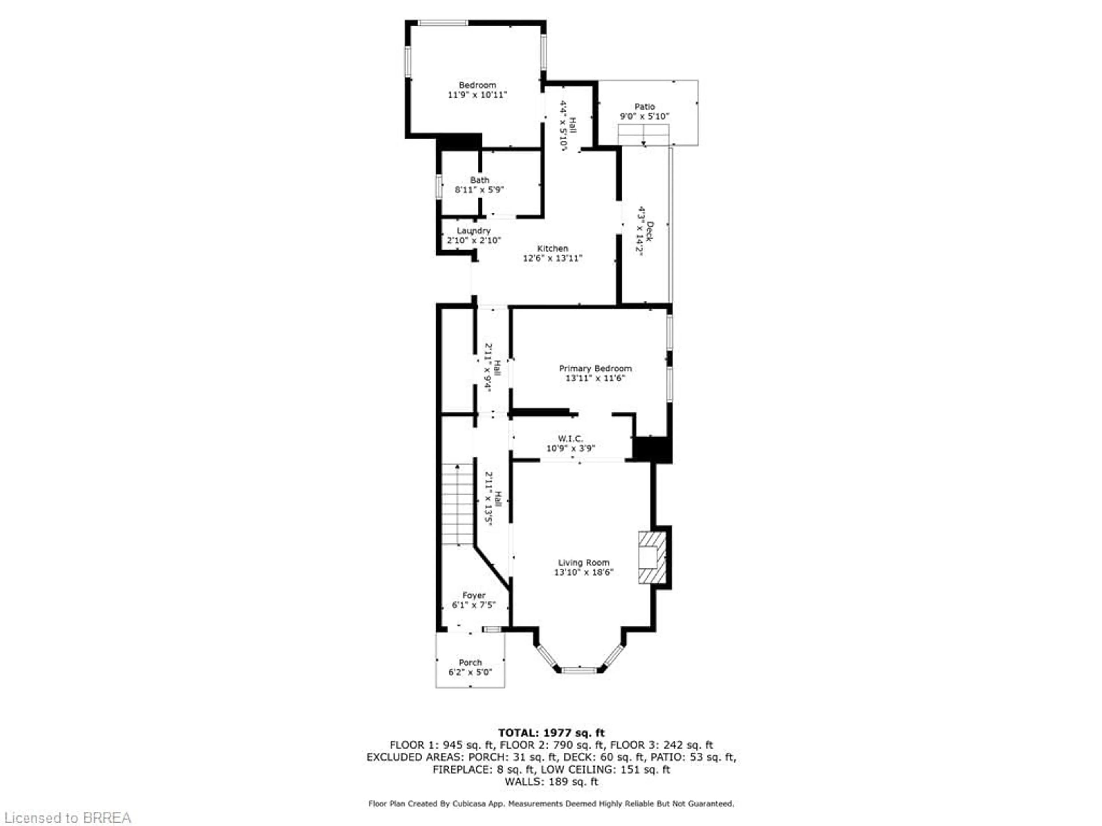 Floor plan for 48 Sheridan St, Brantford Ontario N3T 2P9