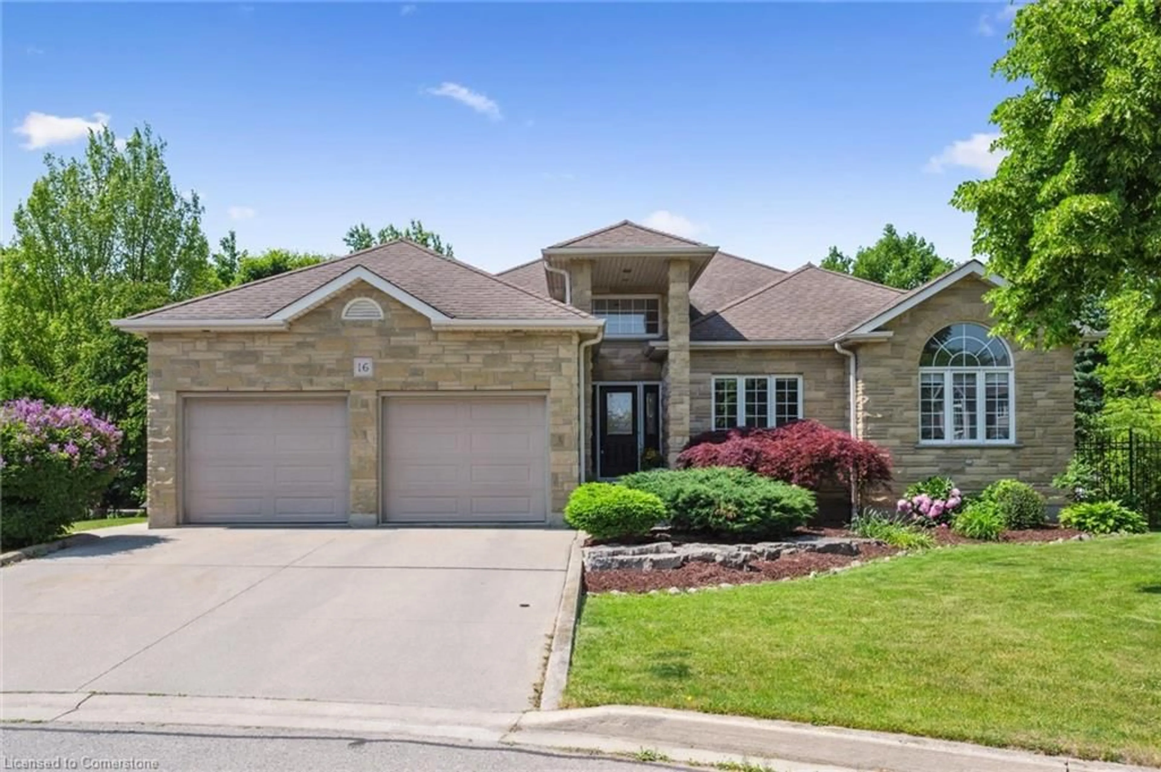 Home with brick exterior material, street for 16 Elderberry Crt, Guelph Ontario N1L 1K3