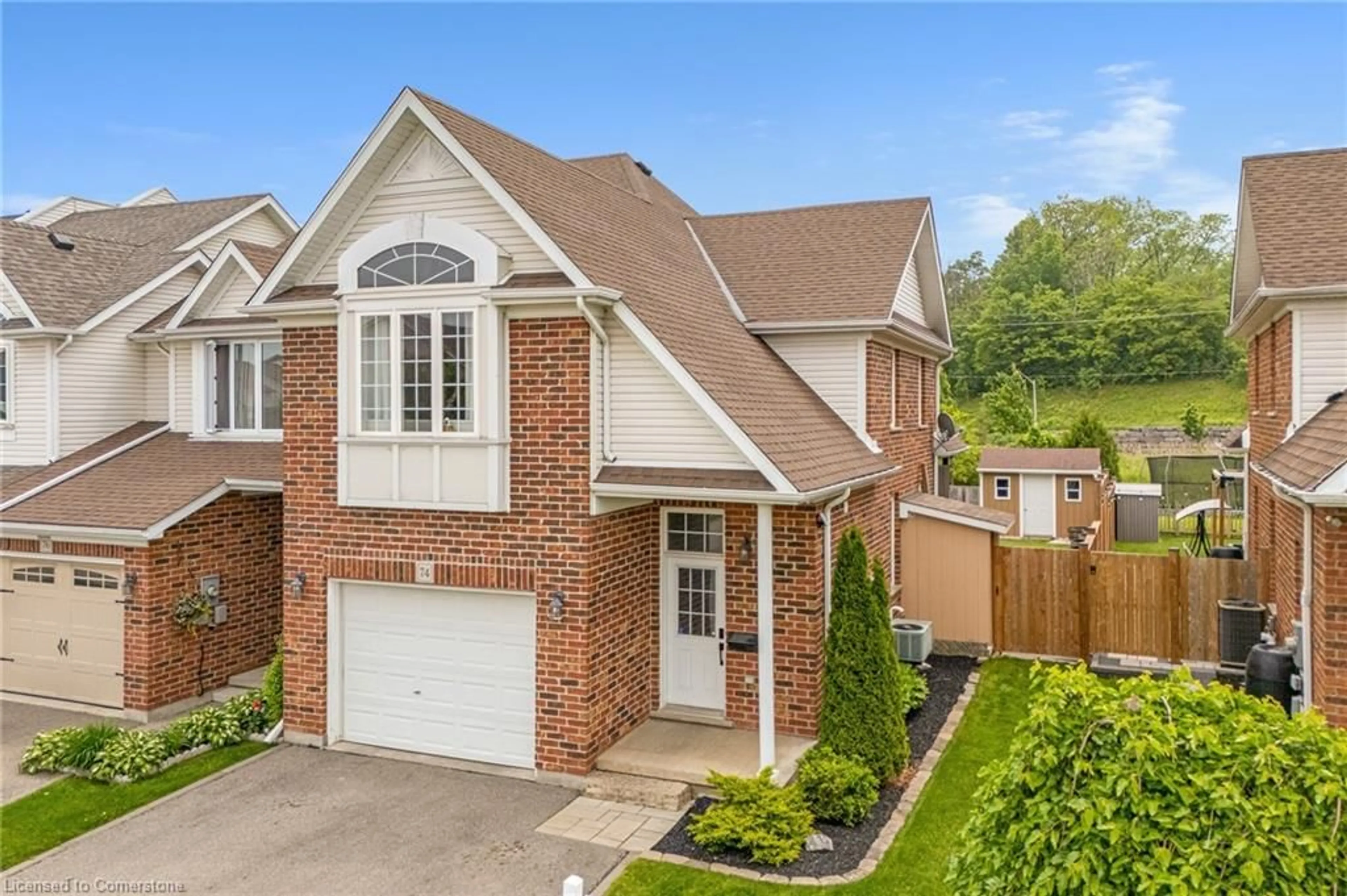 Home with brick exterior material, street for 74 Colton Cir, Kitchener Ontario N2A 4K4