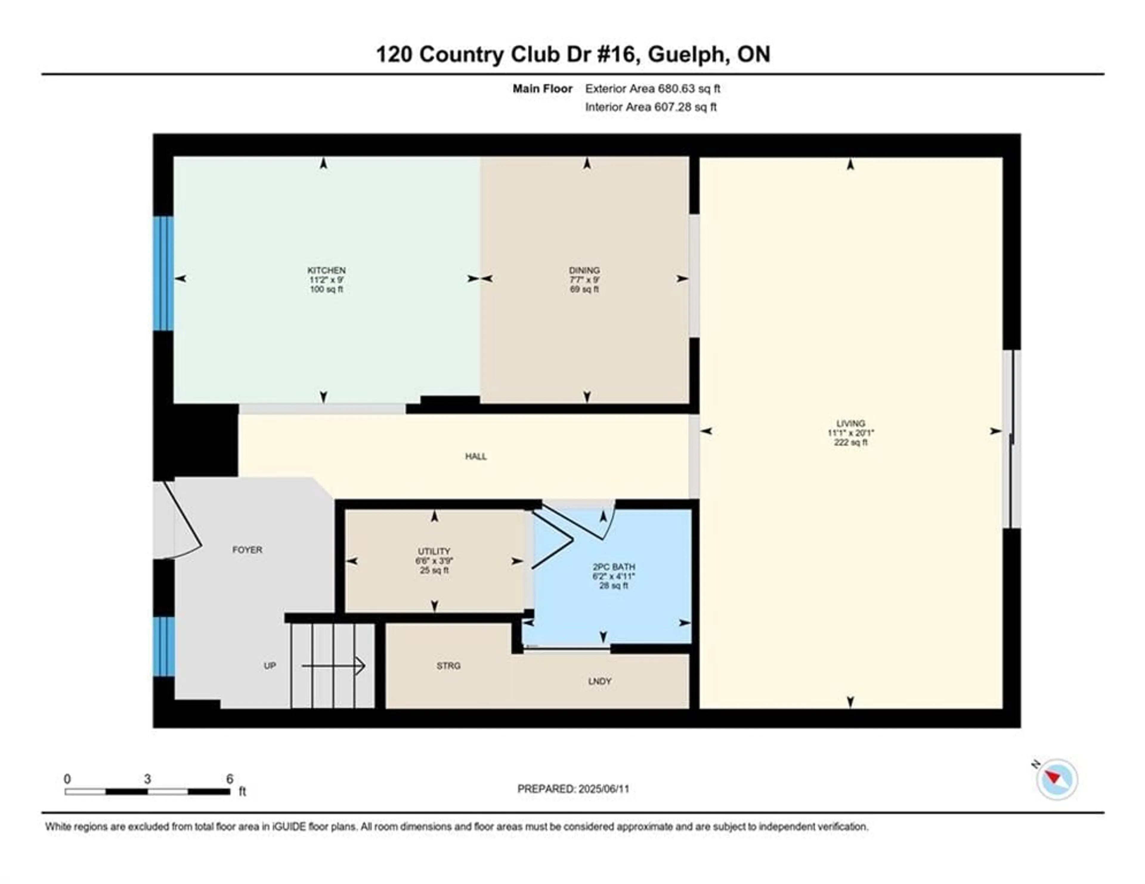 Floor plan for 120 Country Club Dr #16, Guelph Ontario N1E 3K7