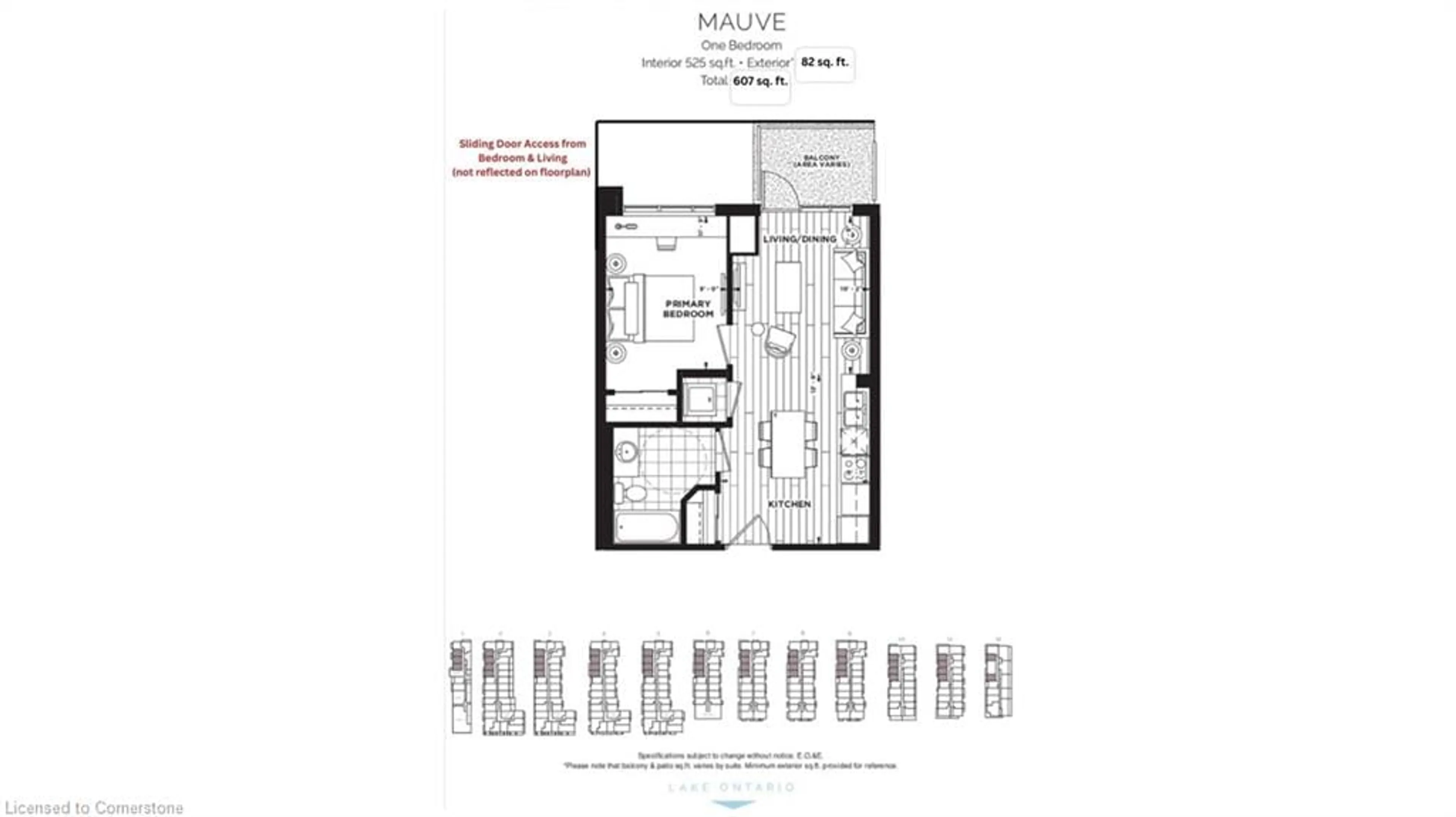Floor plan for 461 Green Rd #321, Stoney Creek Ontario L8E 5B4