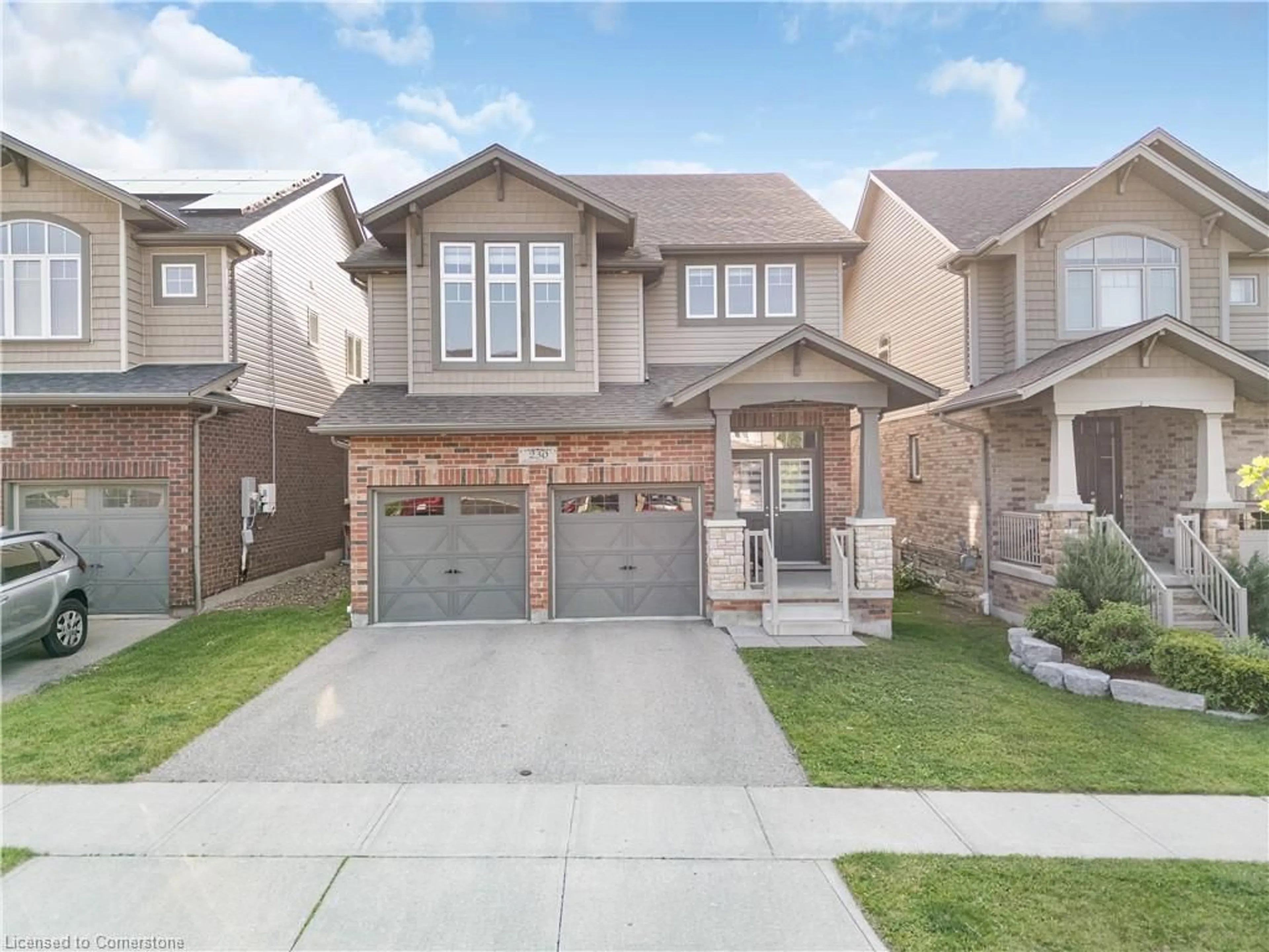 Home with brick exterior material, street for 230 Gravel Ridge Trail, Kitchener Ontario N2E 0E5
