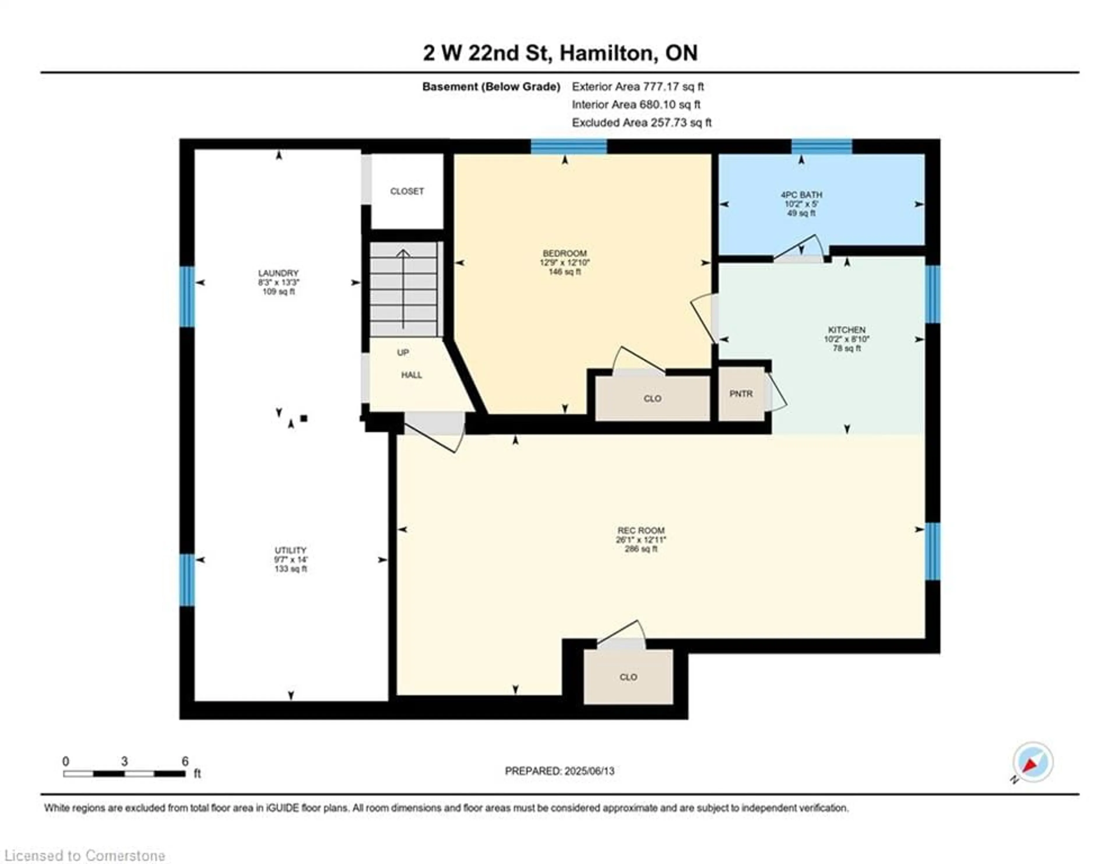 Floor plan for 2 West 22nd St, Hamilton Ontario L9C 4N3