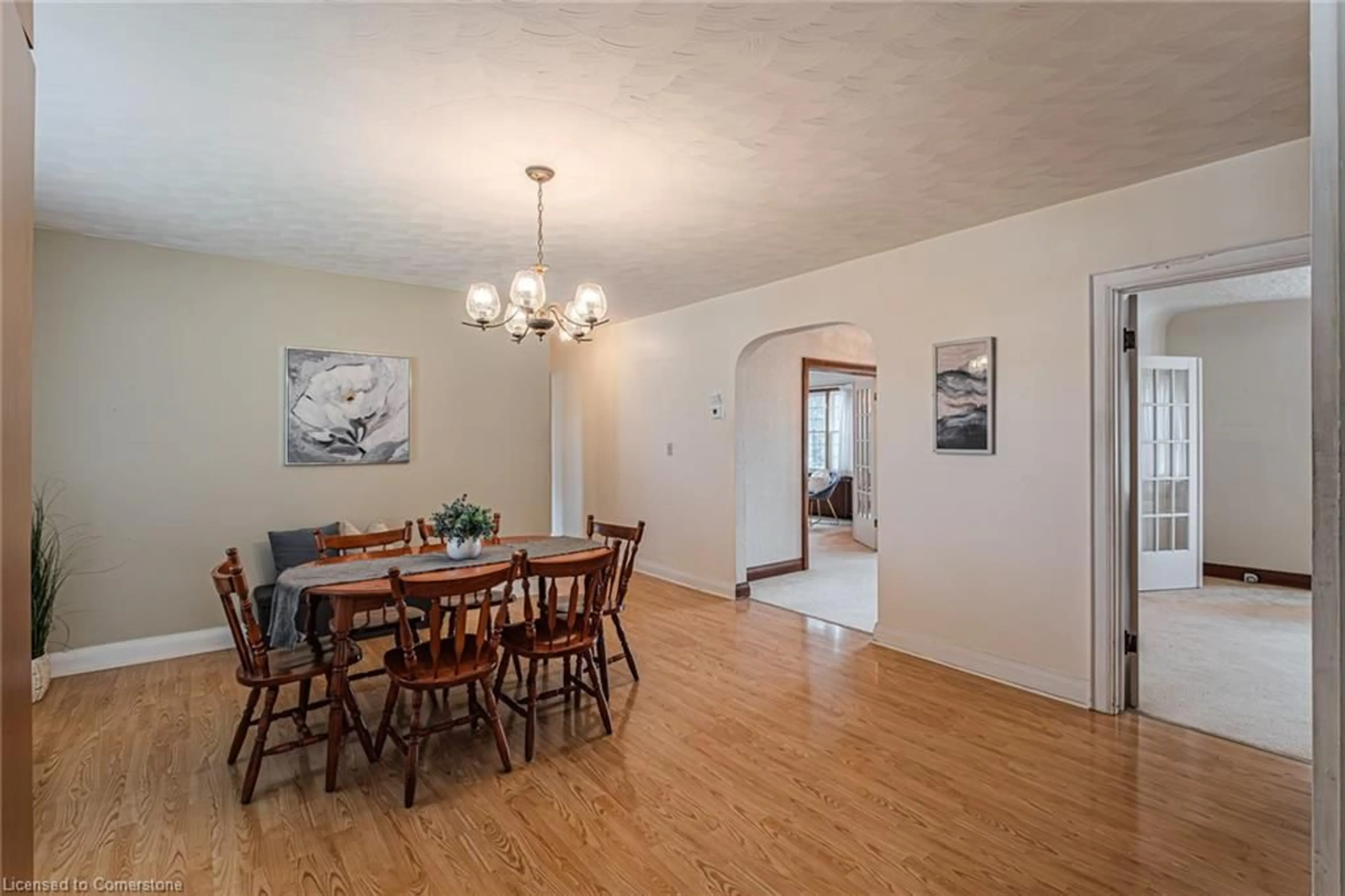 Dining room, wood/laminate floor for 573 Highway 6, Port Dover Ontario N0A 1N2