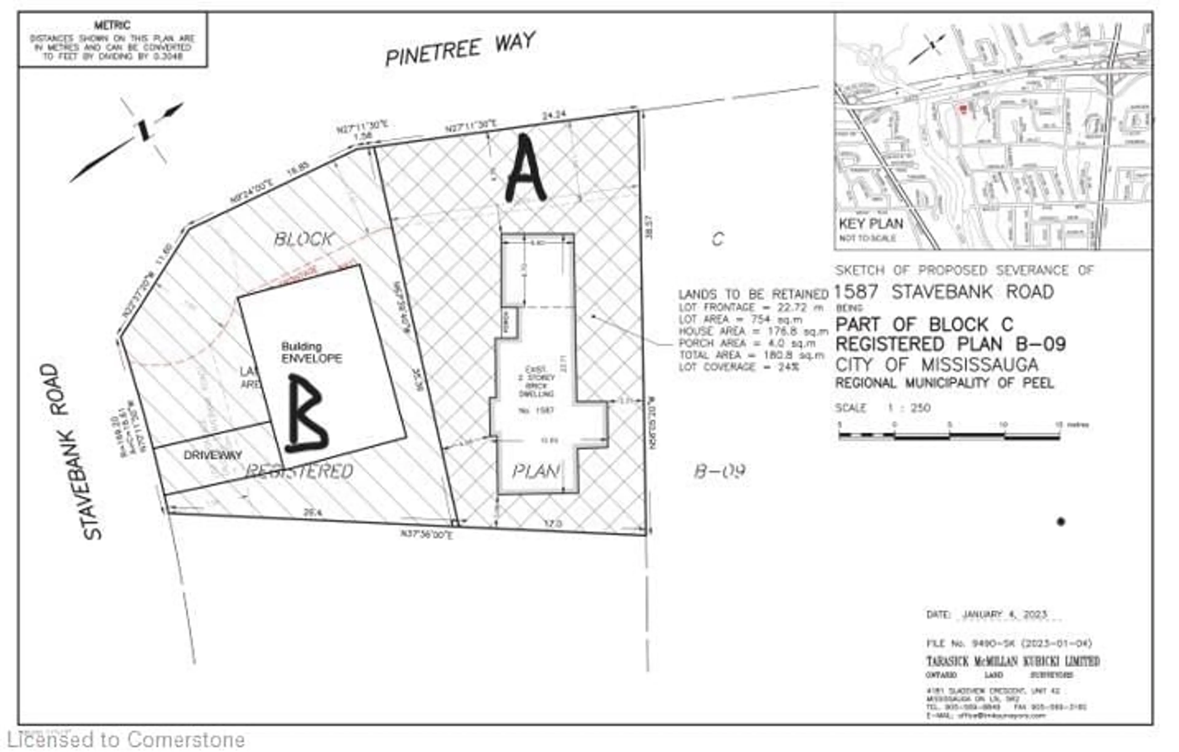 Floor plan for 1587 Stavebank Rd #Lot B, Mississauga Ontario L5G 2V6