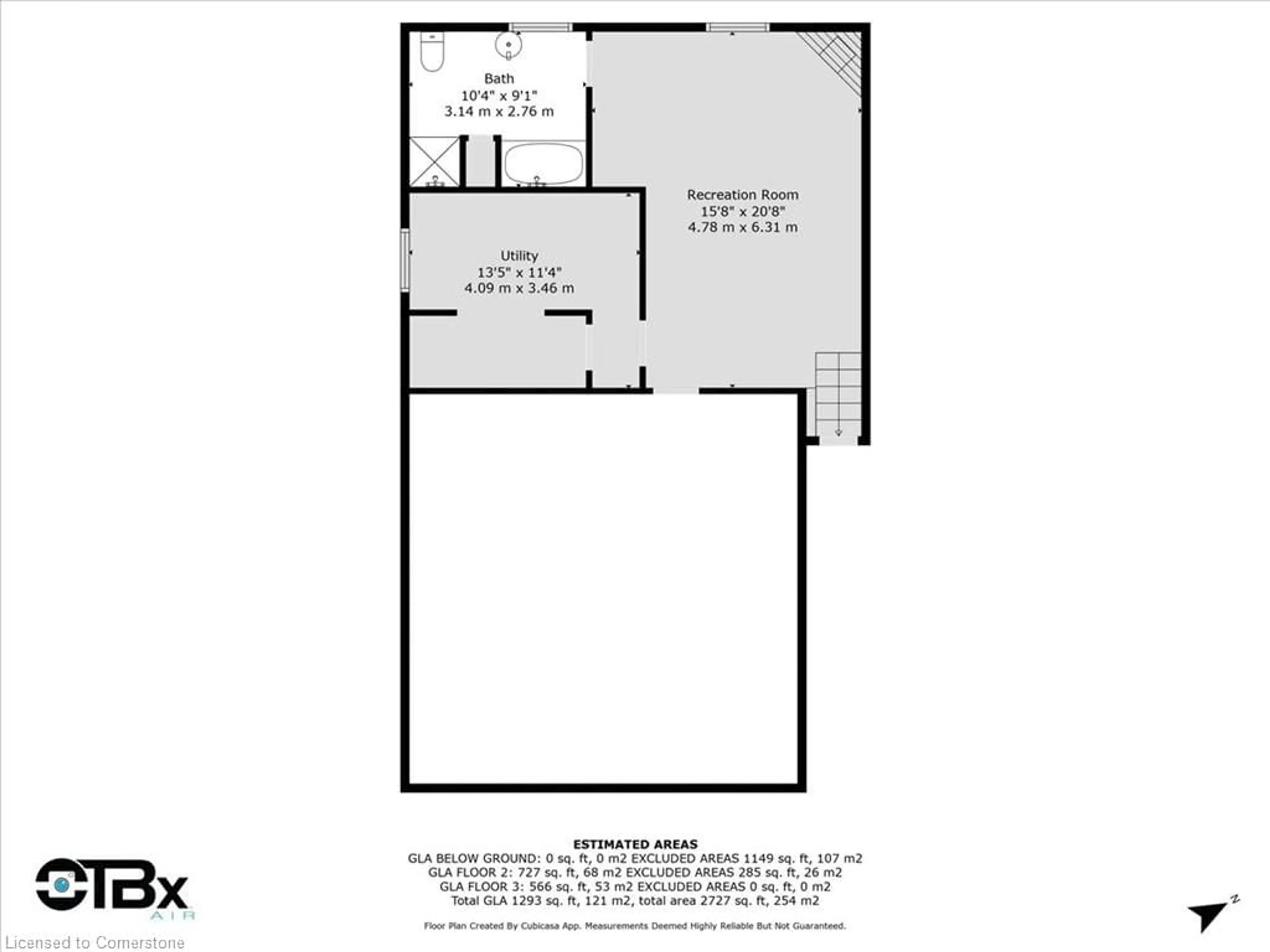 Floor plan for 5305 Riverside Dr, Burlington Ontario L7L 3X7
