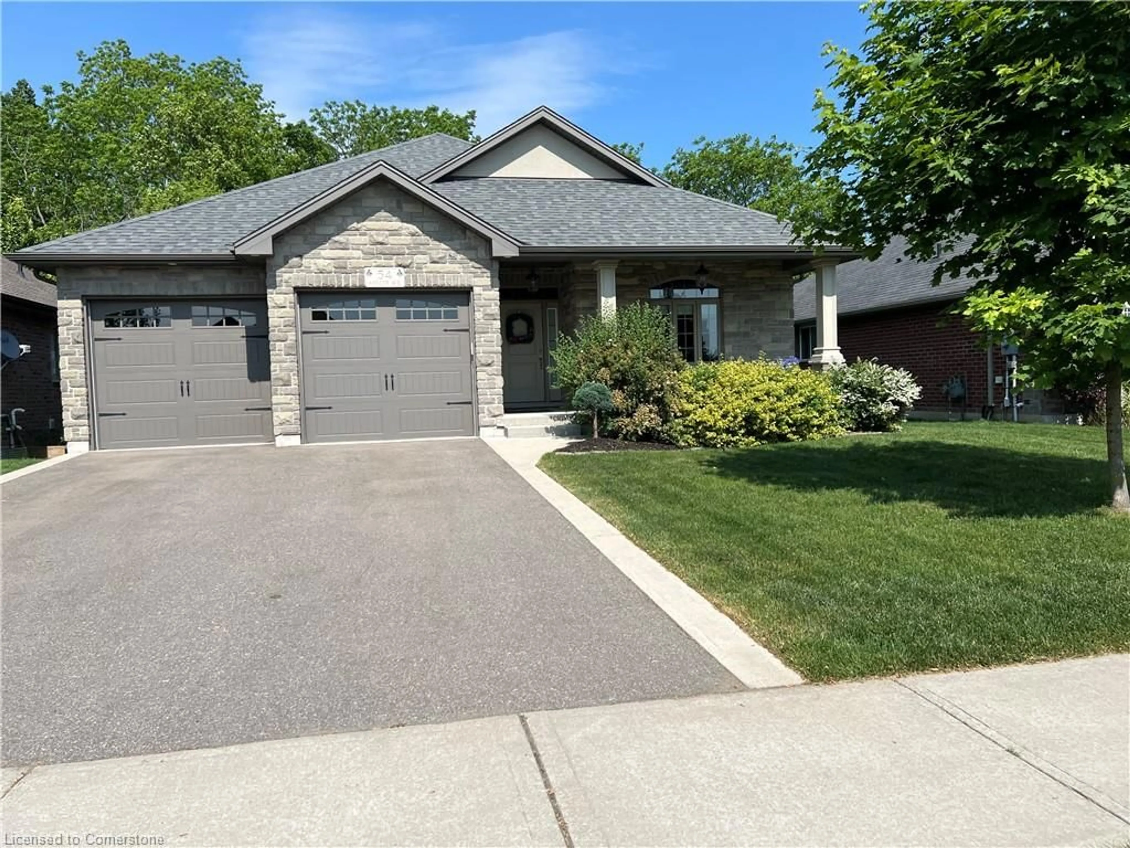 Home with brick exterior material, street for 54 Angler Ave, Port Dover Ontario N0A 1N3