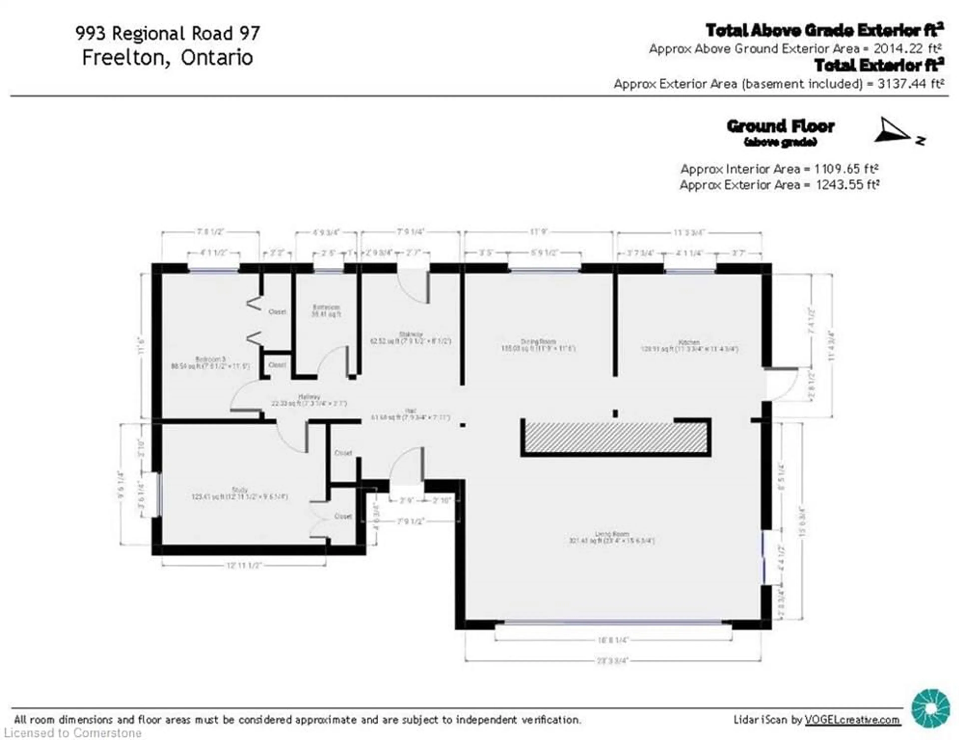 Floor plan for 993 Regional 97 Rd, Hamilton Ontario N0B 2J0