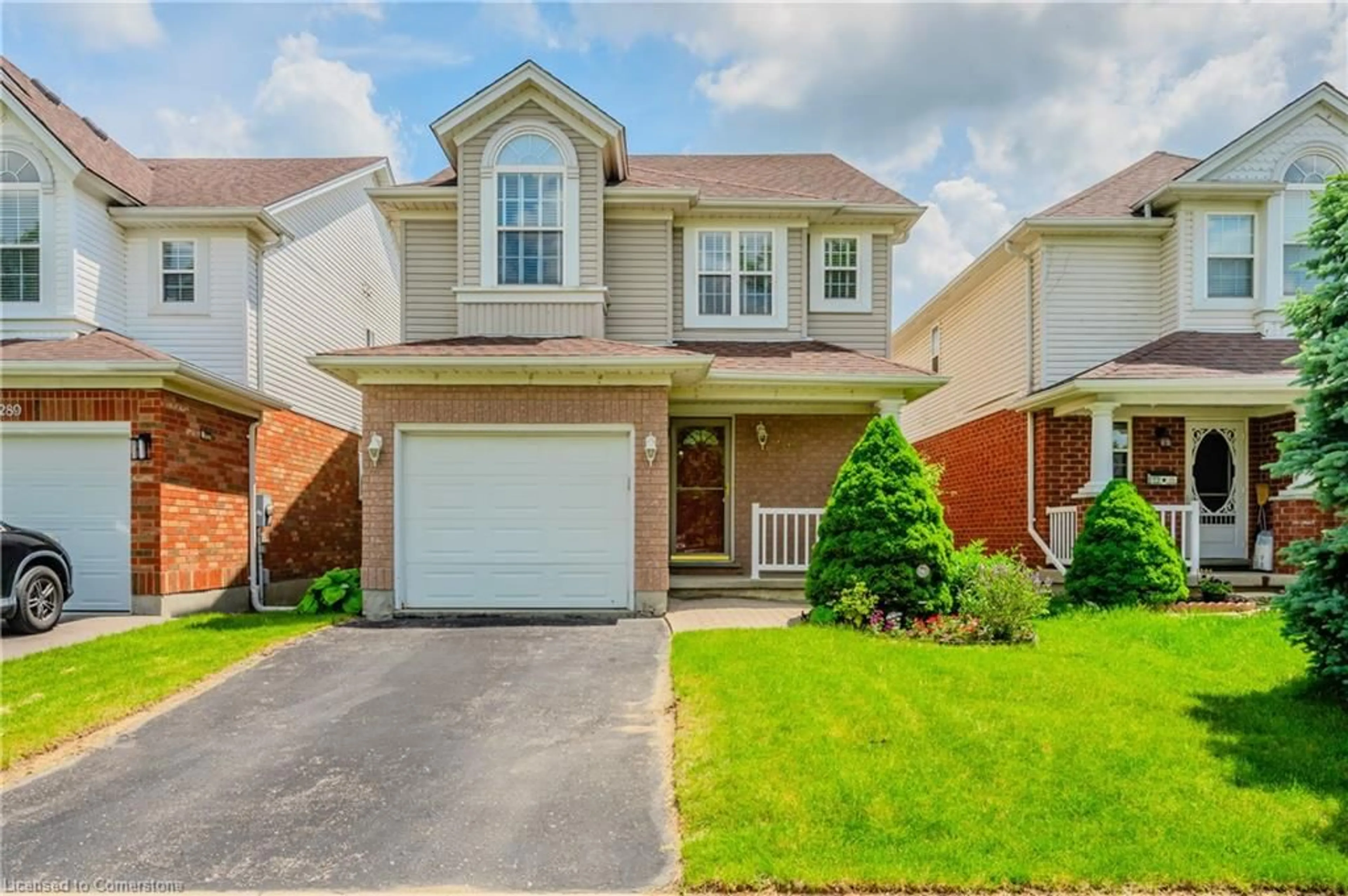 Home with brick exterior material, street for 291 Pineland Pl, Waterloo Ontario N2T 2S7