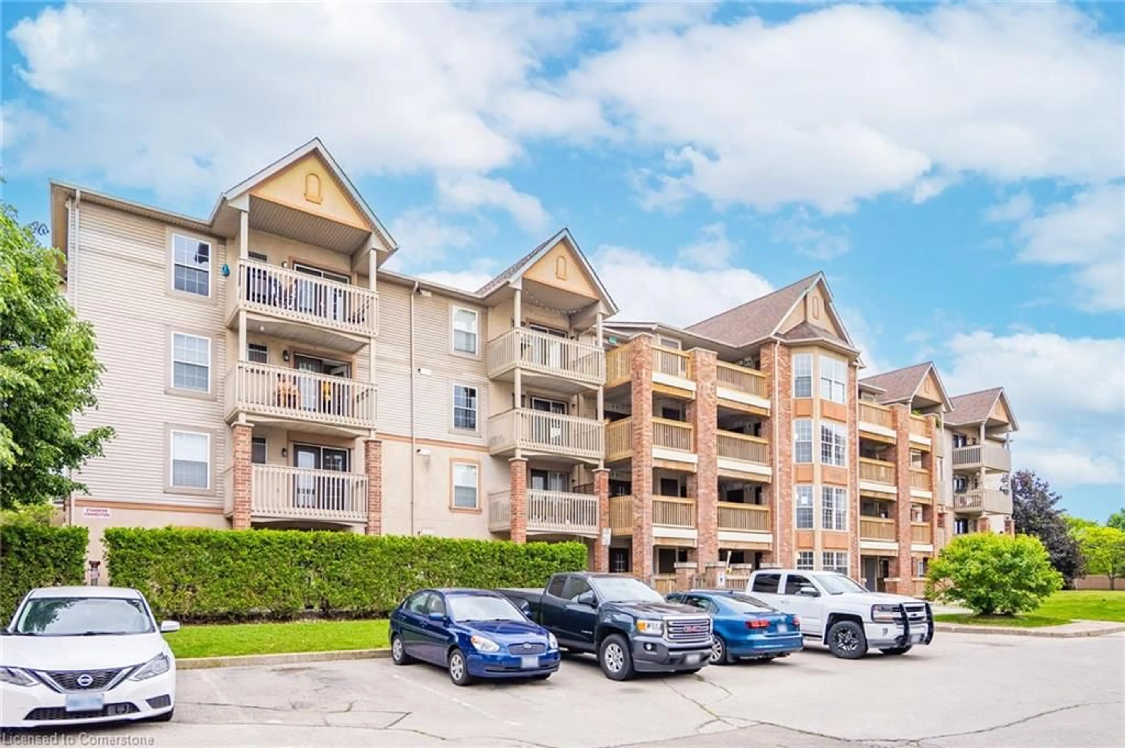 A pic from outside/outdoor area/front of a property/back of a property/a pic from drone, unknown for 4005 Kilmer Dr #208, Burlington Ontario L7M 4M2