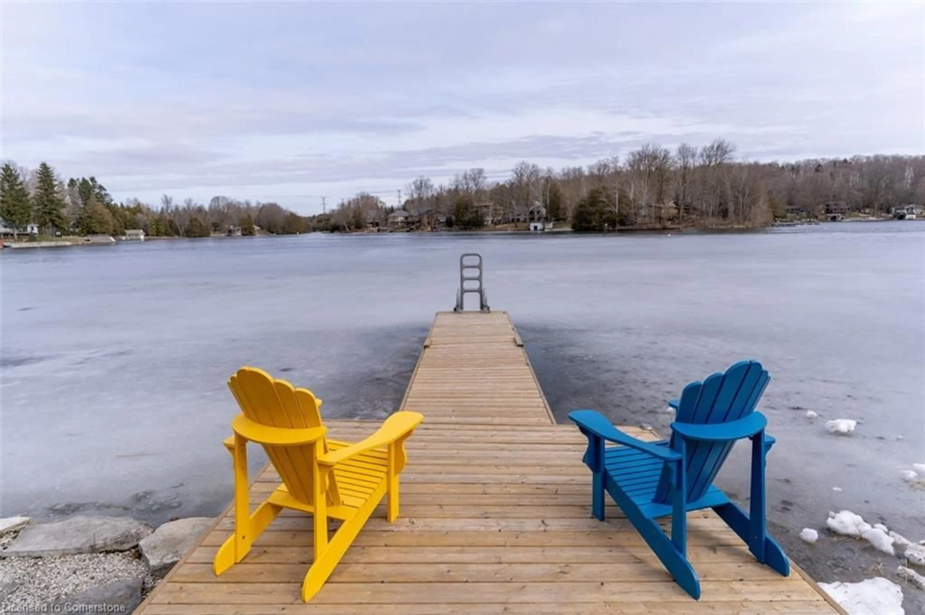Patio, water/lake/river/ocean view for 487 Lake Rosalind Road 4, Brockton Ontario N4N 3B9