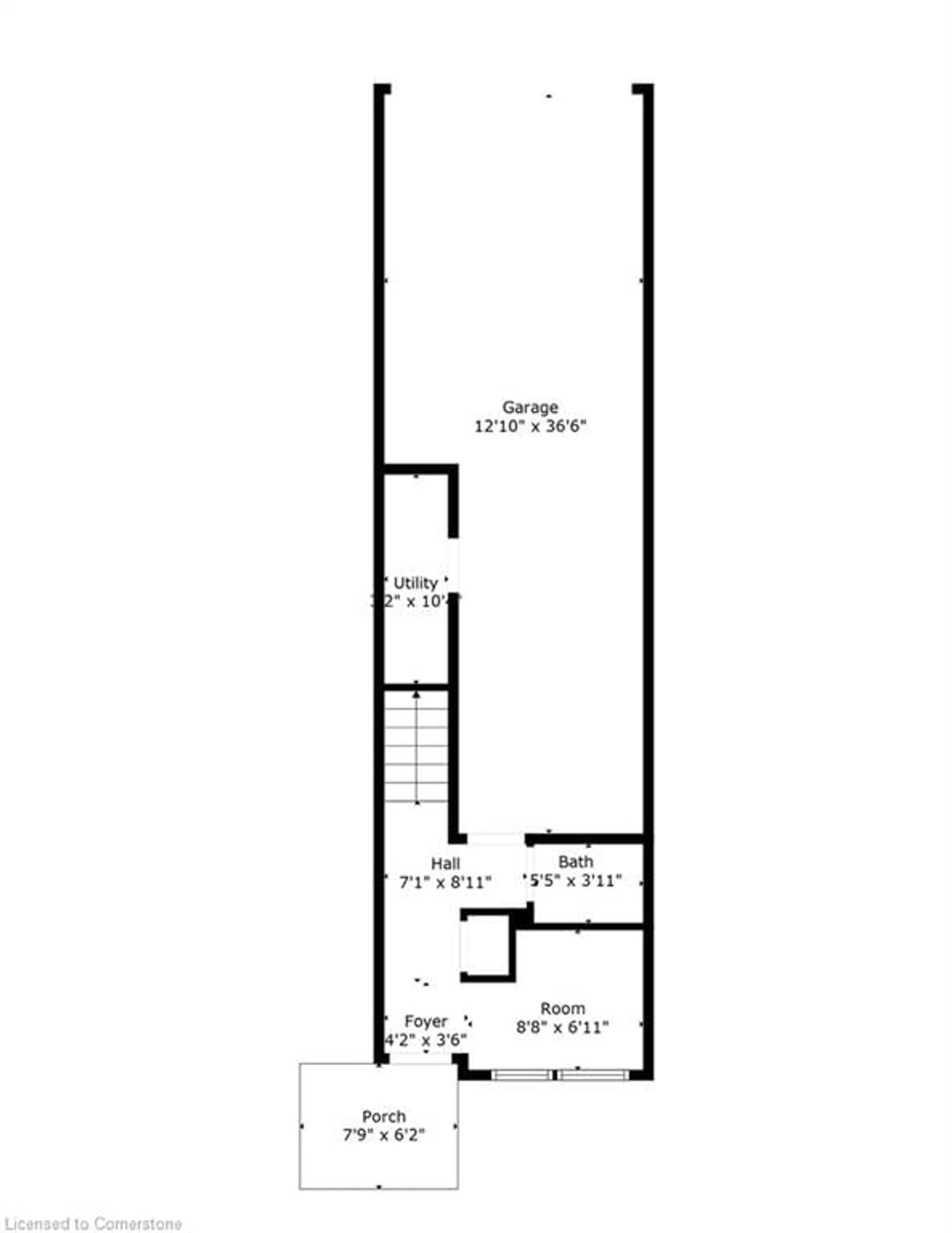 Floor plan for 41 Twenty Ninth St, Etobicoke Ontario M8V 3E2