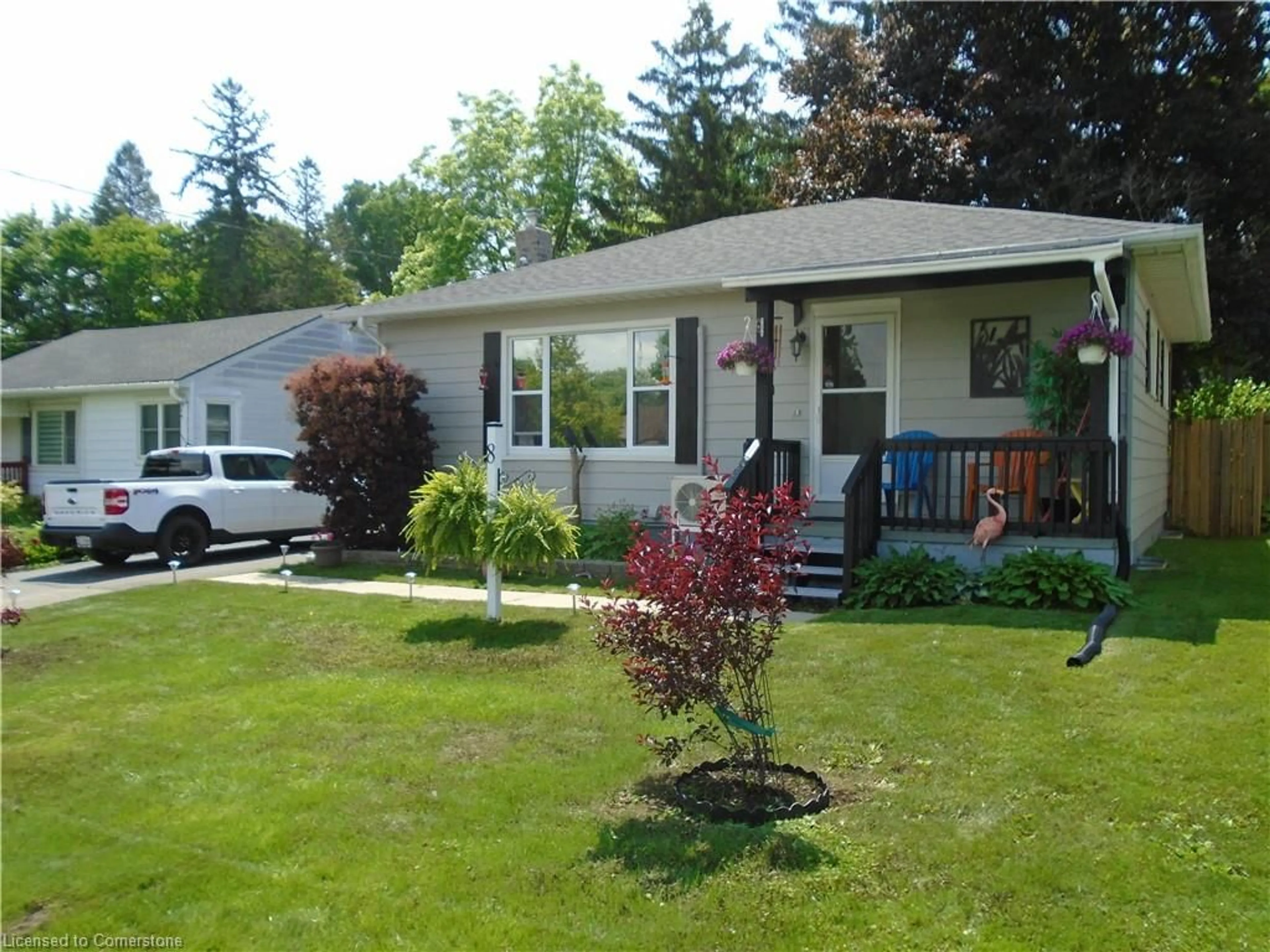 Home with vinyl exterior material, street for 8 Tyrell St, Simcoe Ontario N3Y 2H1