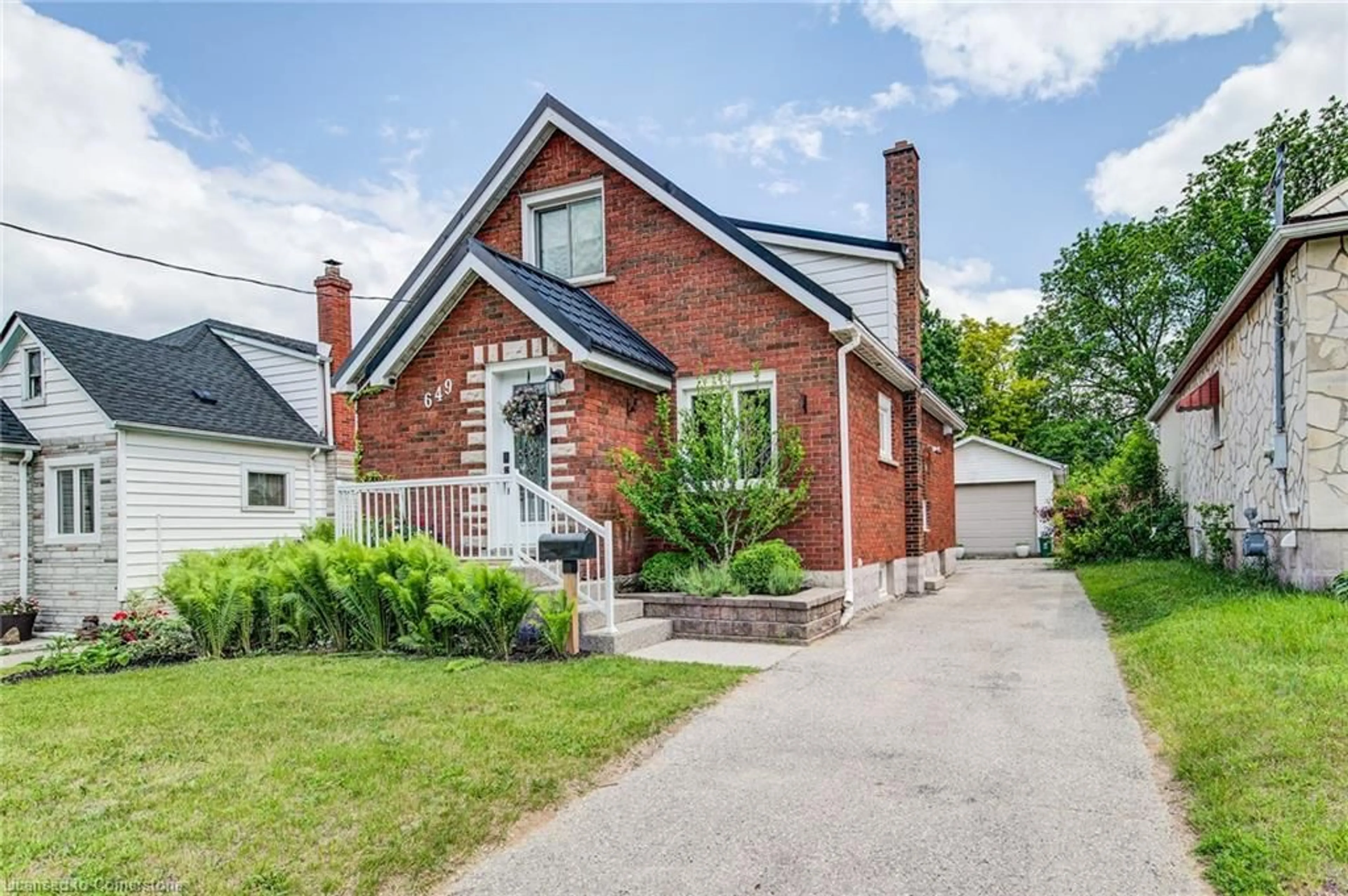 Home with brick exterior material, street for 649 Guelph St, Kitchener Ontario N2H 5Y5
