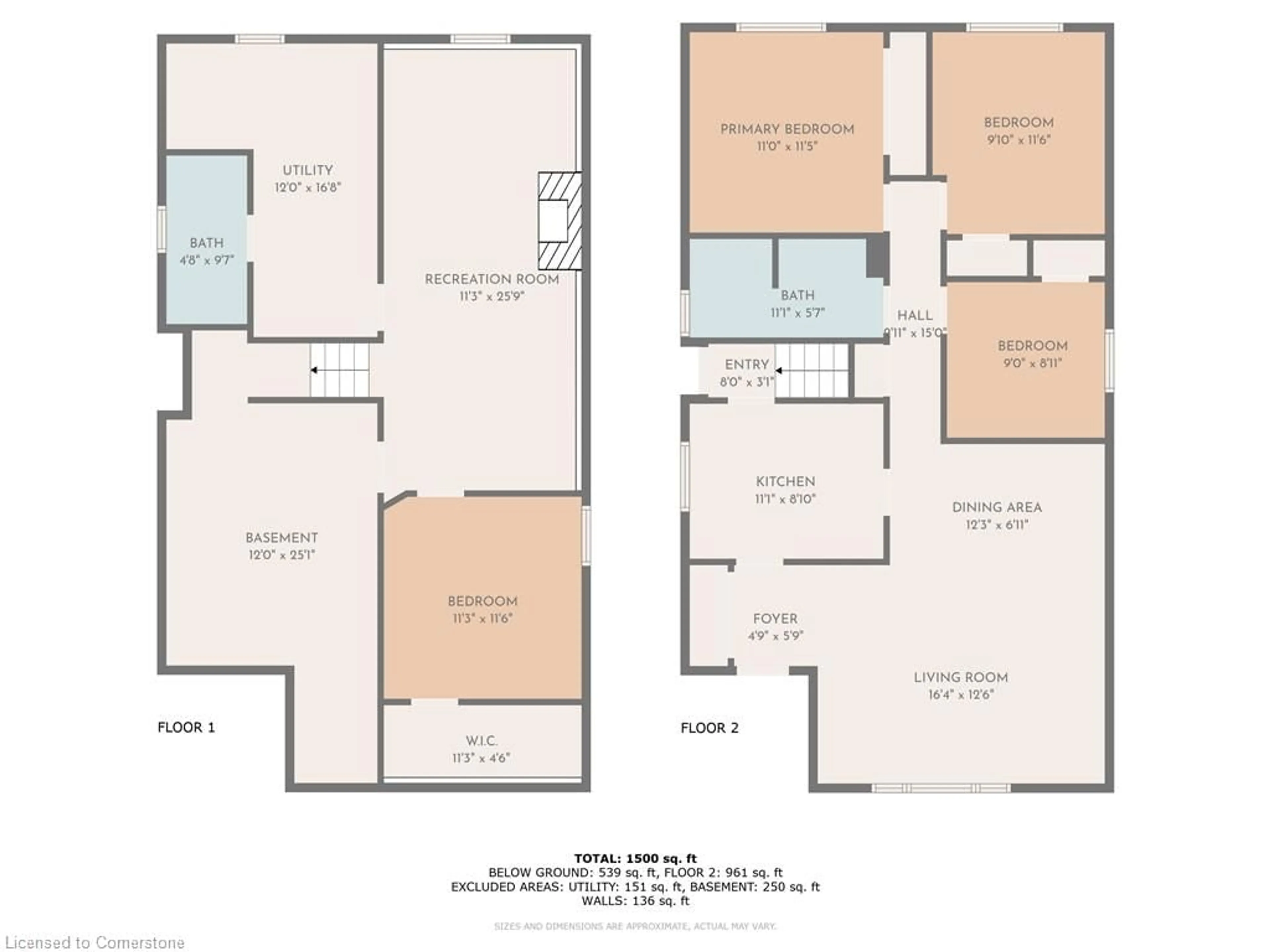 Floor plan for 256 Johanna Dr, Cambridge Ontario N1S 4C6