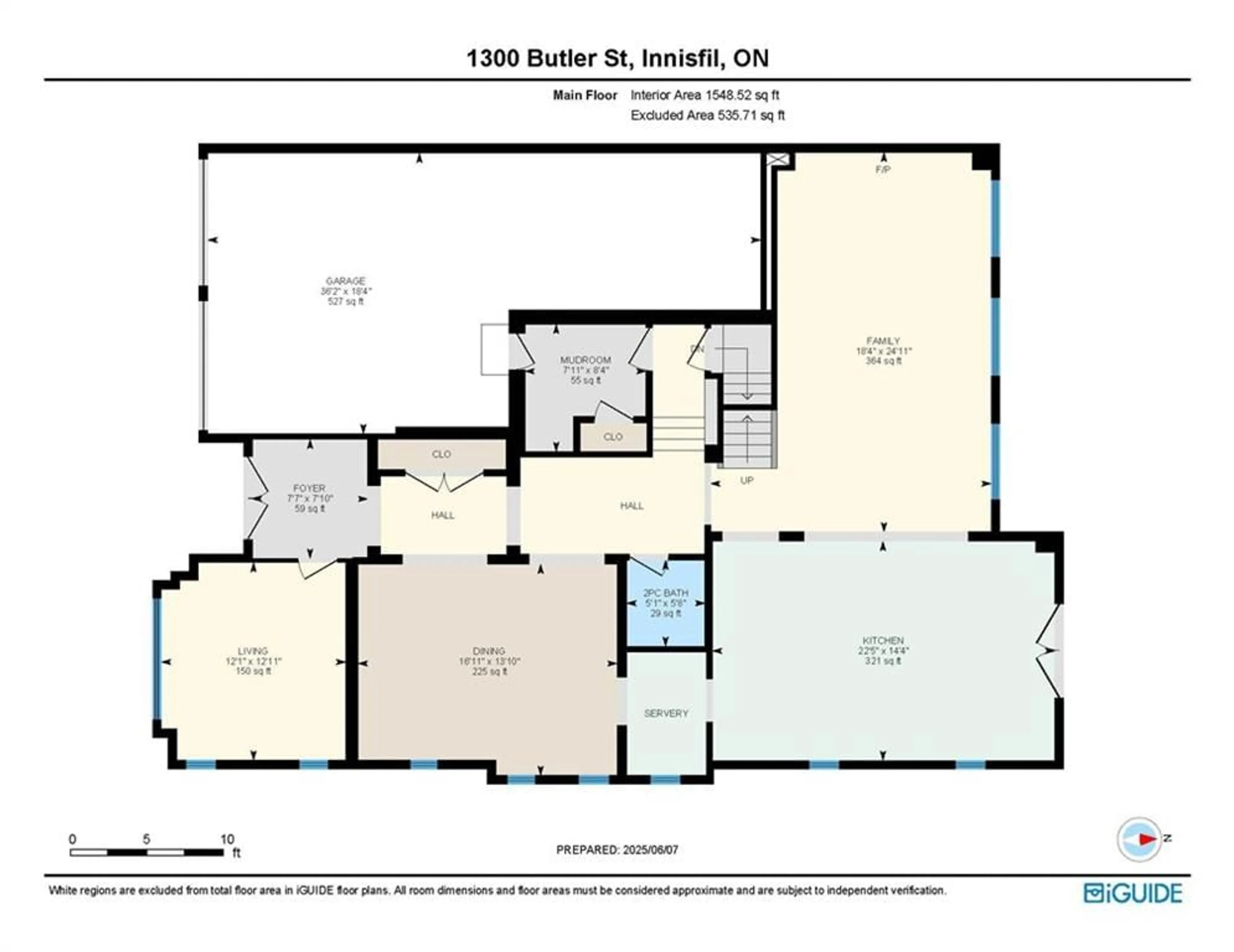 Floor plan for 1300 Butler Street, Innisfil Ontario L9S 0L4
