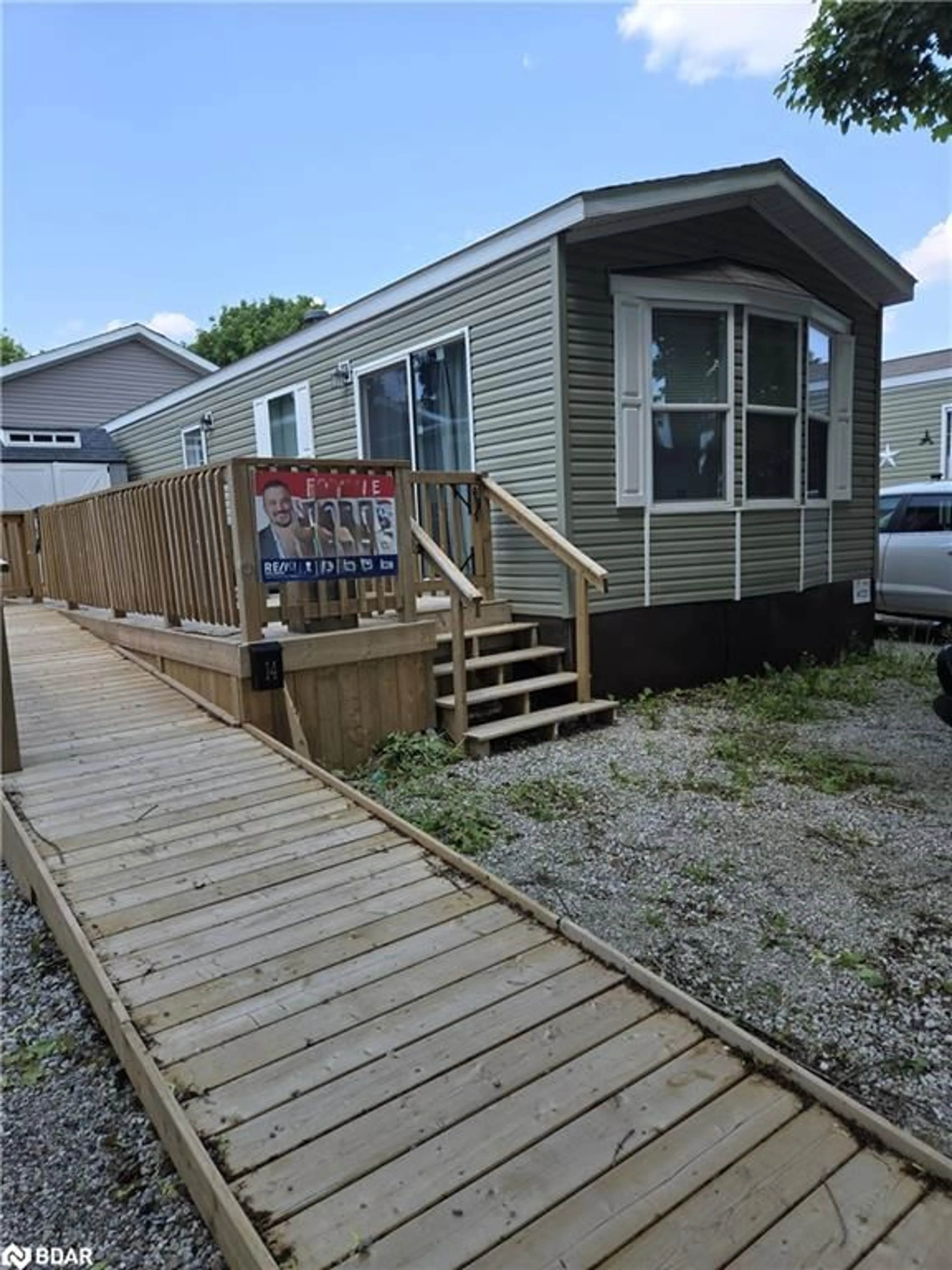 Home with vinyl exterior material, street for 99 Fourth Concession Rd #614, Burford Ontario N0E 1A0