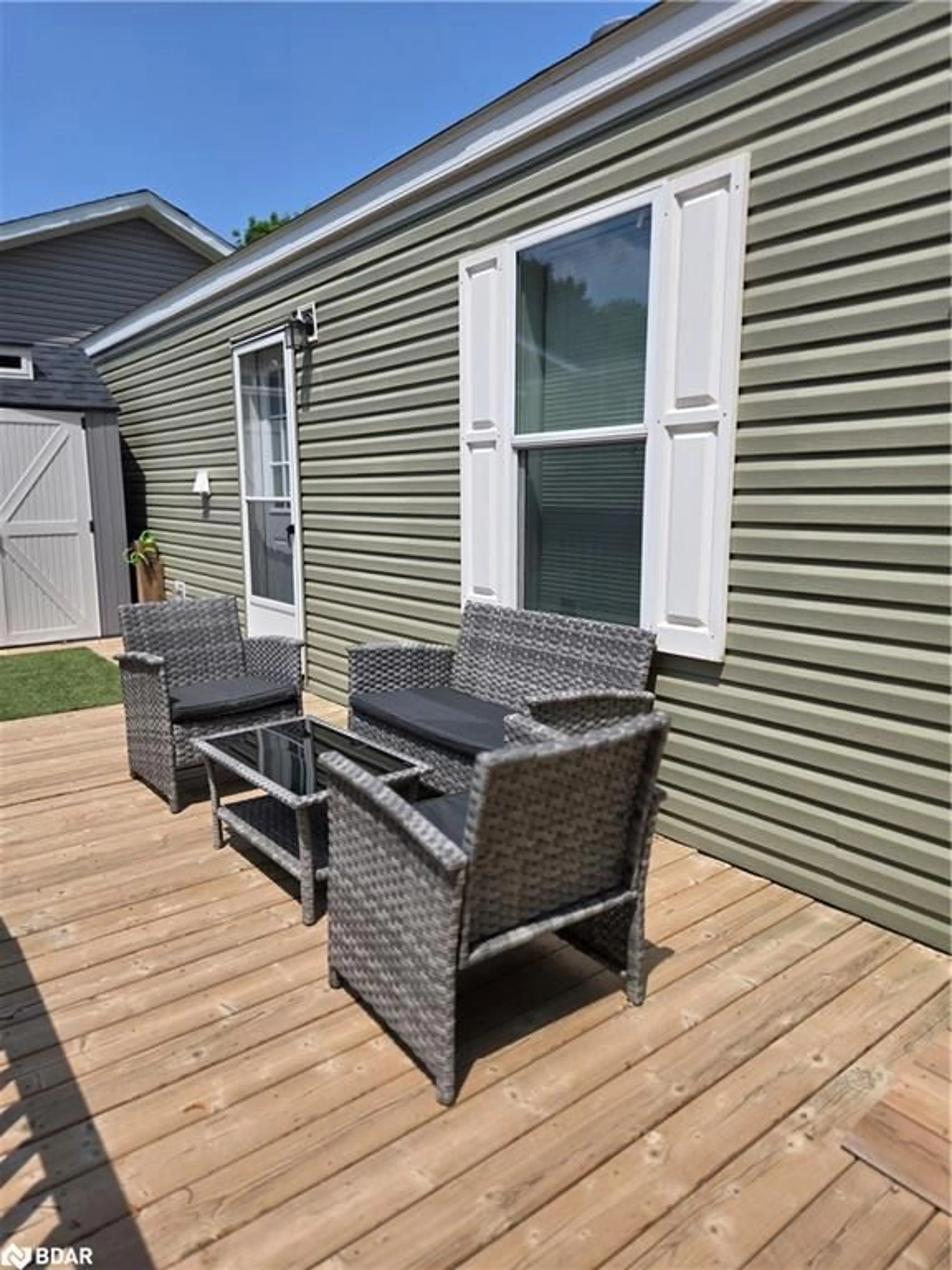 Patio, street for 99 Fourth Concession Rd #614, Burford Ontario N0E 1A0