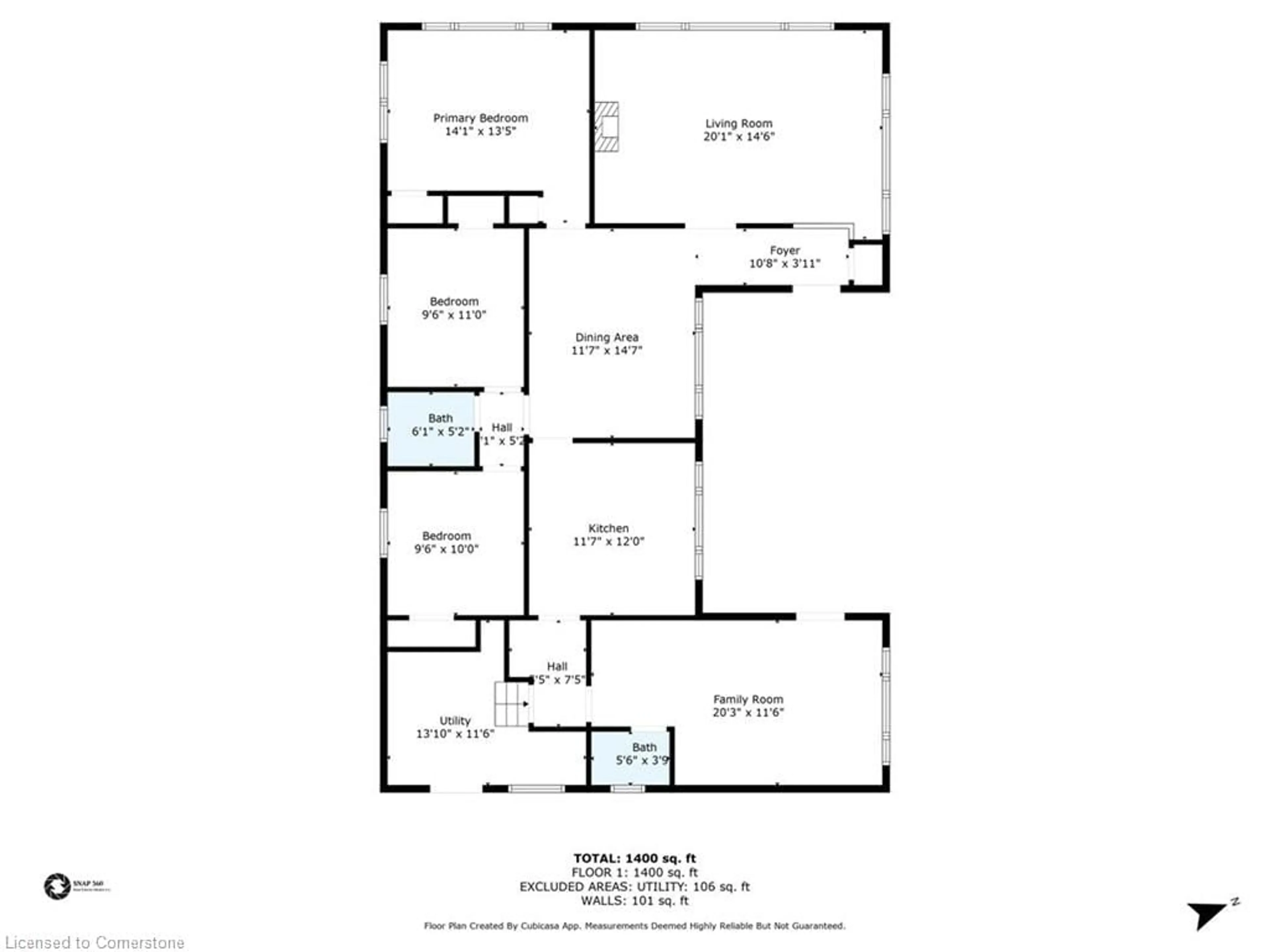 Floor plan for 693 Upper James St, Hamilton Ontario L9C 2Z7