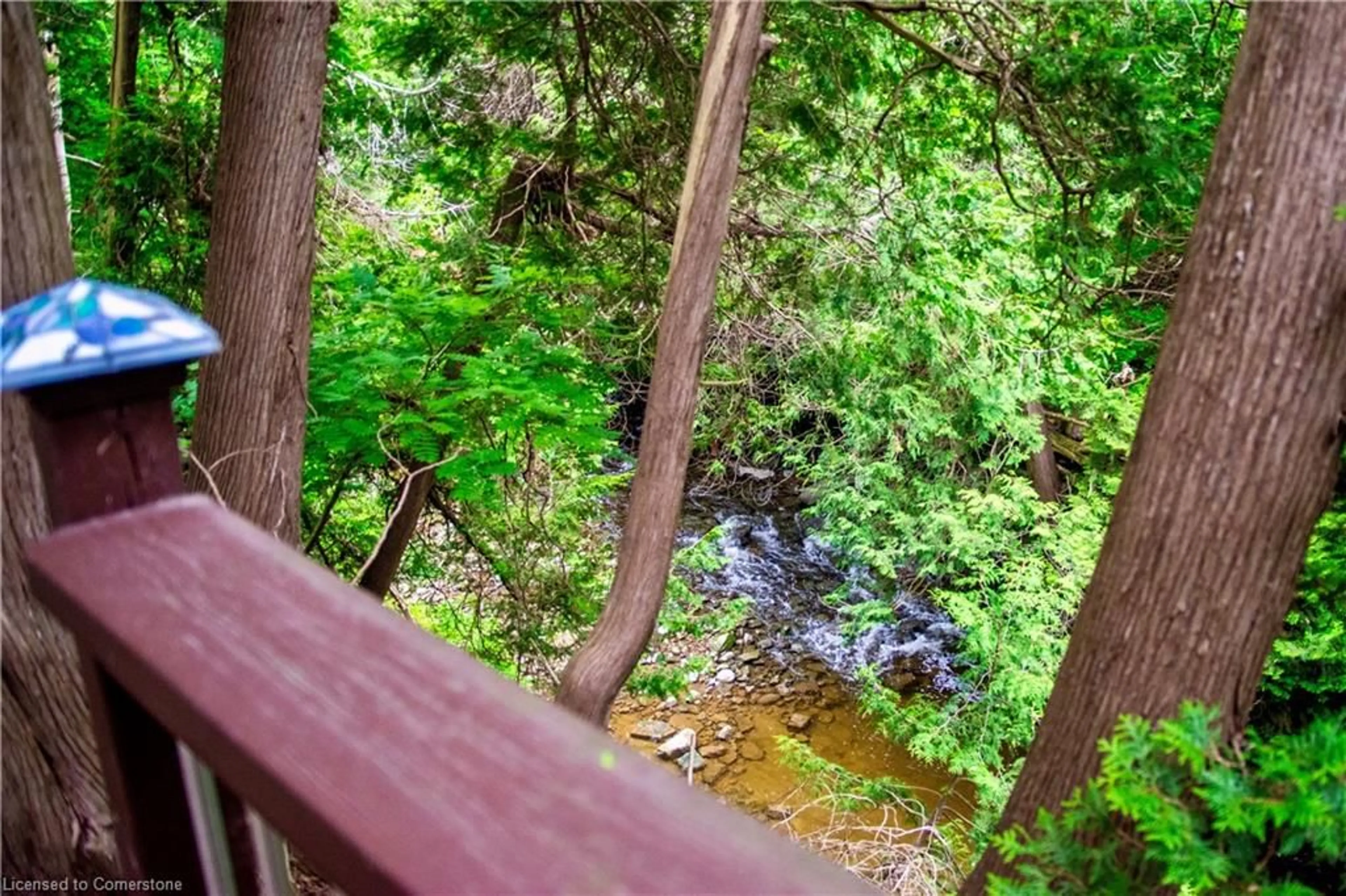 Patio, forest/trees view for 453 Mill St, Elora Ontario N0B 1S0