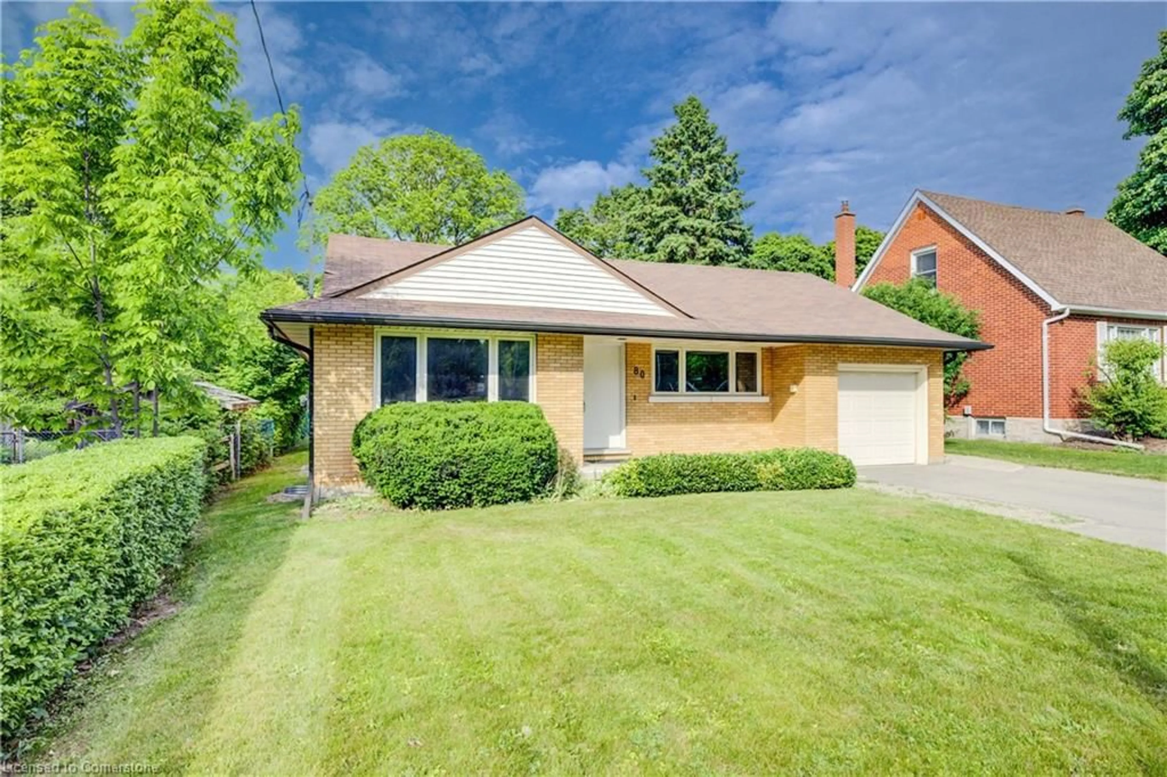 Home with brick exterior material, street for 80 Westmount Rd, Waterloo Ontario N2L 2L1